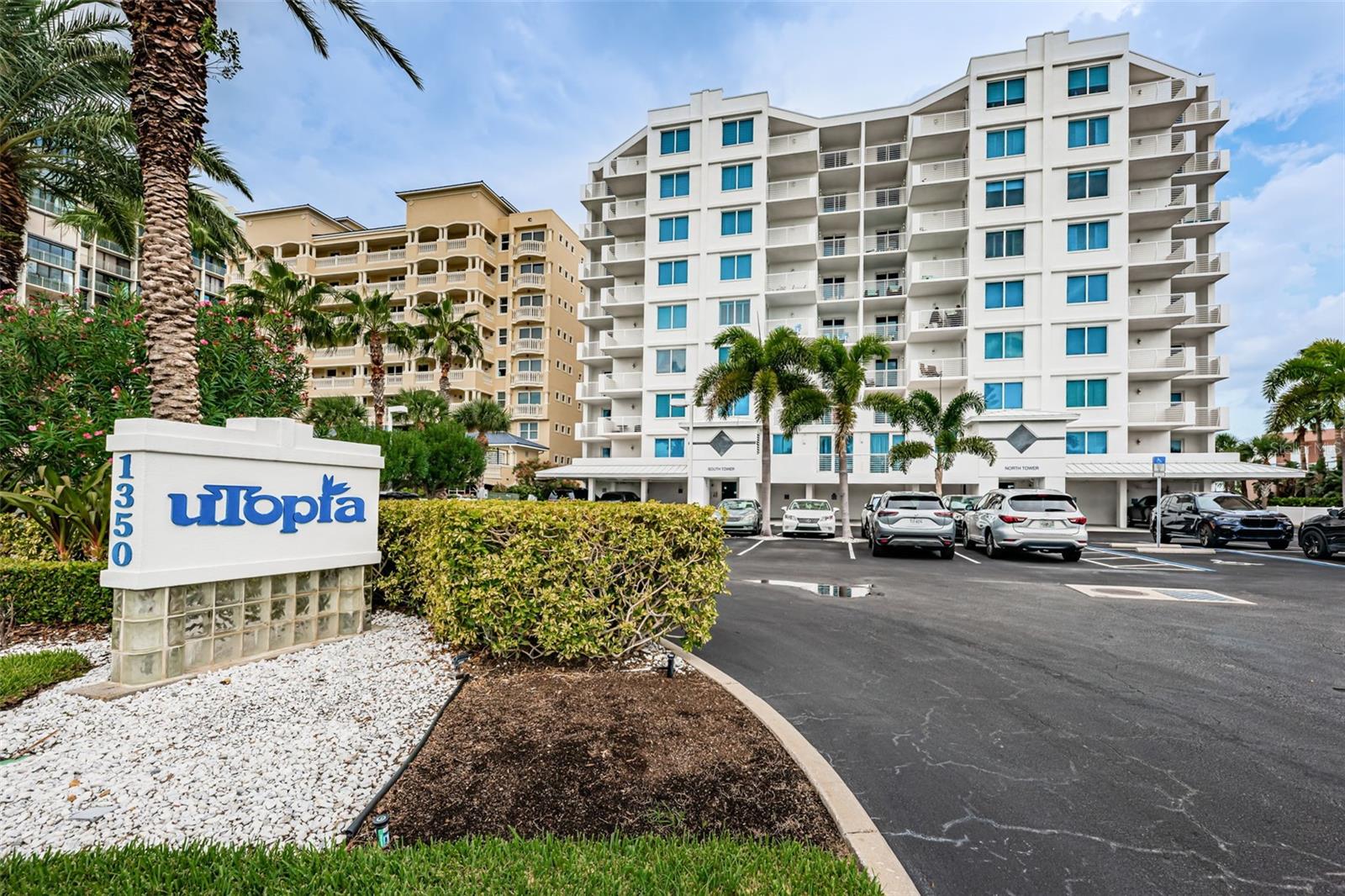 .Motivated Seller! Rare interior unit with a private cabana and breathtaking views of the Gulf of Mexico and Intracoastal. This beautifully designed residence features 3 bedrooms, 2.5 baths, and the perfect floor plan for both everyday living and entertaining. Enjoy high ceilings, an open and airy layout, generous closet space, and incredible natural light throughout. A truly unique feature of this property is the four private balconies, with each bedroom offering its own personal balcony retreat to enjoy fresh coastal breezes and stunning surroundings. Relax to the sound of rolling waves while taking in pristine sands and panoramic water views that create your own personal paradise. The oversized cabana is fully equipped with a refrigerator and TV, making it the perfect extension of your beach lifestyle. Residents also enjoy an extremely well-equipped fitness center and convenient access to airports, shopping, and dining. Fully furnished and turnkey — move right in and start enjoying luxury coastal living!