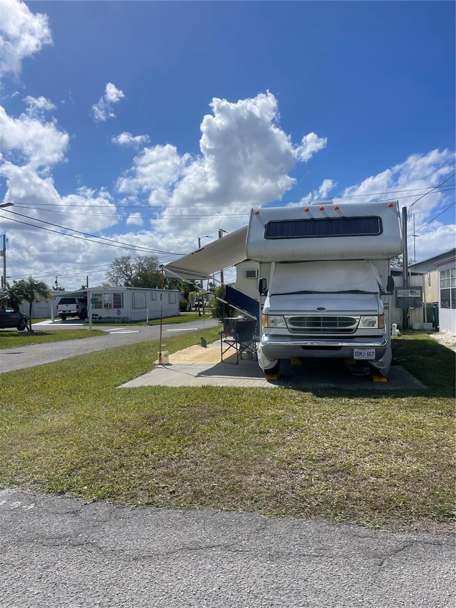 Welcome to lovely Jet Park! Jet Park is a great low key, active 55+ community located in a great central location of Palmetto. Close to shopping, restaurants, groceries and many major thoroughfares.  Low monthly fees of only $195 a month.  Bring your RV, trailer, 5th wheel to Florida whenever you want! Sites will also accommodate a mobile home or park model. Jet Park has a boat ramp for the residents which gives you direct access to the Gulf of America.  There is also a picnic area with fire pit, kayak launch, shuffleboard, pool, full clubhouse with kitchen. Lot size 42 x 26