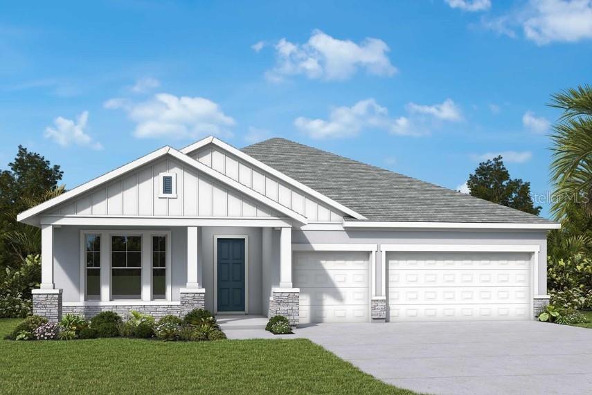 Under Construction. Welcome to the beautifully designed Bella Vista floor plan by David Weekley Homes, located in Southwind, a brand-new gated community in Plant City, FL. Offering a peaceful setting with convenient access to major roadways, dining, and everyday essentials, Southwind delivers a lifestyle centered around comfort and connection. Future community amenities include a resort-style pool, and residents will enjoy the added benefit of no CDD fees.
This thoughtfully crafted single-story home offers 2,463 square feet of living space, featuring 4 bedrooms, 3 full bathrooms, a private study, and a spacious 3-car garage.
Designed for modern living and entertaining, the open floor plan seamlessly connects the kitchen, dining, and family room to create a bright and inviting atmosphere. The enclosed study with elegant French doors offers the perfect balance of privacy and functionality, making it ideal for working from home, studying, or creating a quiet retreat.
The spacious Owner’s Retreat provides a peaceful escape and is highlighted by a luxurious super shower designed for comfort and convenience. Secondary bedrooms are thoughtfully positioned to provide privacy and versatility for family or guests.
Built with the quality craftsmanship David Weekley Homes is known for and backed by a comprehensive new home warranty, the Bella Vista offers both style and peace of mind.
Experience open-concept living, functional design, and the comfort of a brand-new gated community—all from a builder proudly celebrating 50 years of delivering exceptional homes and customer experience.