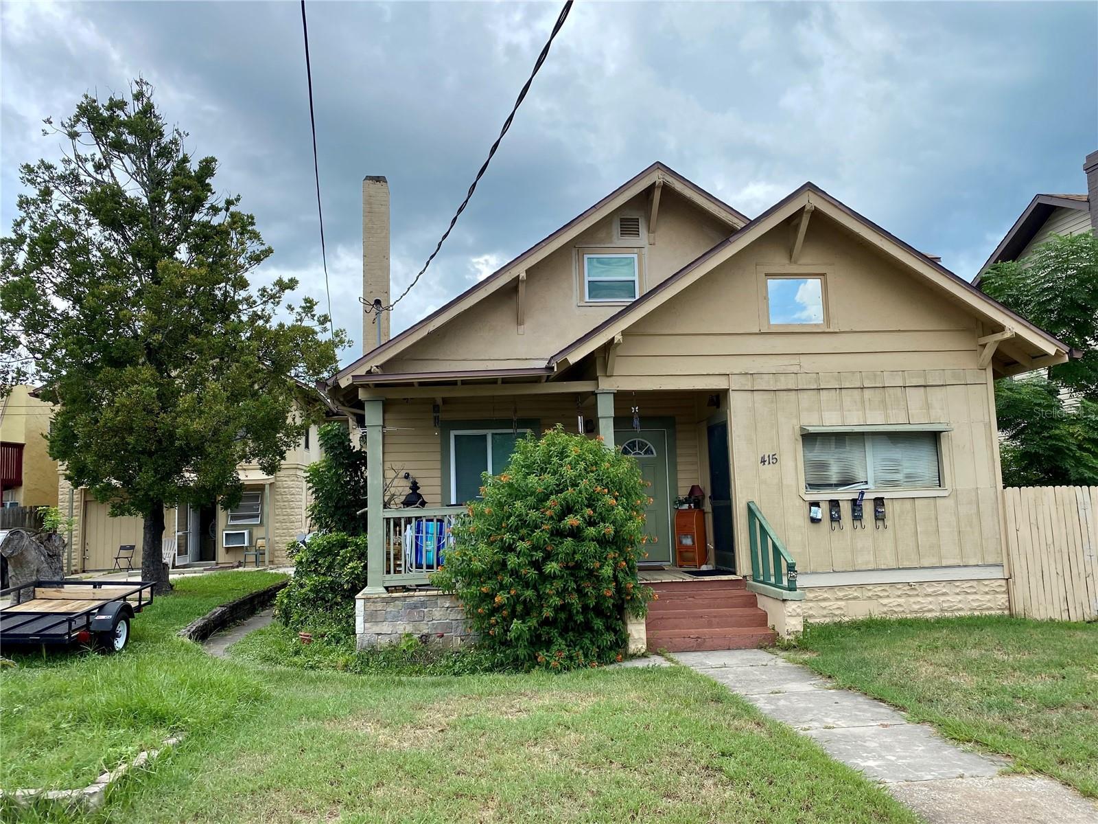 Rare beachside income opportunity — just 2 blocks from the ocean! This well-performing 4-unit investment property will potentially deliver $5,600/month or more in gross rental income with an expense structure that puts more money in your pocket: all four tenants pay their own power (4 separate meters), keeping landlord overhead to approximately $350/month in water costs. A detached 1-car garage offers serious upside — convert it to a 5th efficiency unit, expand the current unit immediately next door, or lease it as-is for additional cash flow. One tenant even handles basic lawn maintenance, making this a truly low-management asset. Whether you're a seasoned investor or looking to house-hack near the beach, this property checks every box. This is an accessible deal that won't last long. Call today before it's too late! **Financials within this listing are Pro-Forma.  2 units are currently vacant.  The two rear/garage units are currently leased Month-To-Month to long term tenants at below market rates of $900 and $1,050**