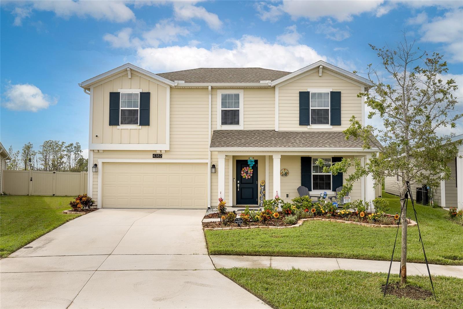 Welcome to this spacious five-bedroom home in the desirable Storey Creek community, offering nearly 2,900 square feet of living space and an exceptional outdoor entertainment area.

The open-concept main living area features a modern kitchen with quartz countertops, stainless steel appliances, a large island, and a generous walk-in pantry. The first-floor primary suite offers privacy and convenience with a spacious bedroom, en-suite bathroom, and walk-in closet. A flexible room near the entrance provides an ideal space for a home office, guest room, craft room, or additional sitting area.

Upstairs, four additional bedrooms are joined by a large bonus room that can be used as a media room, game room, or second living area.

The true highlight of this home is the expansive screened lanai, complete with a built-in outdoor kitchen, high-top seating area, heated spa, and plenty of room to relax or entertain. This impressive outdoor space creates a private retreat that can be enjoyed throughout the year.

Residents of Storey Creek also enjoy access to a resort-style community pool, fitness center, clubhouse, playgrounds, dog park, walking trails, and basketball, tennis, pickleball, and volleyball courts.

Conveniently located with access to major roadways, shopping, dining, entertainment, and Central Florida attractions, this home offers an outstanding combination of space, comfort, and Florida living.