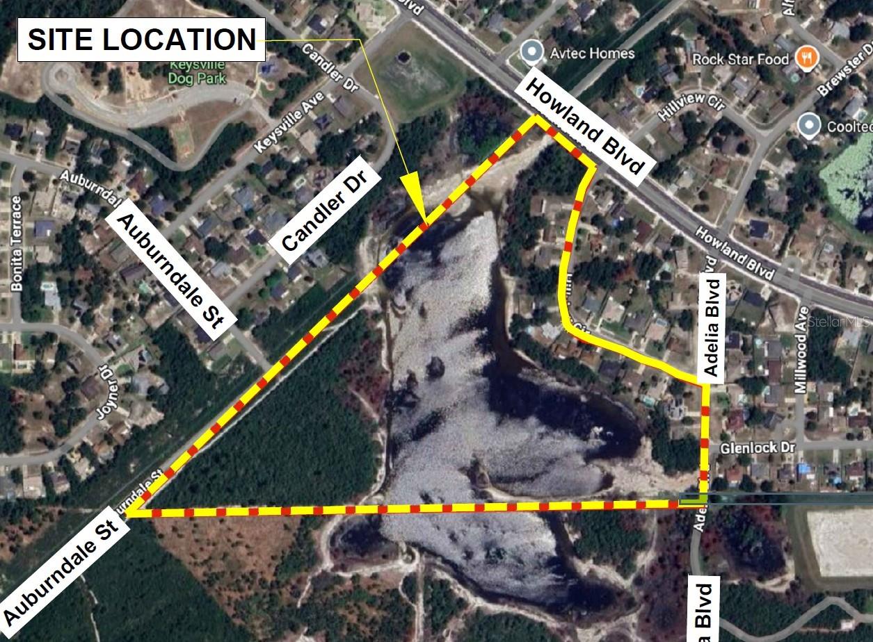 We are pleased to present this 20.82 Acre site for sale! Approved for up to 15,000 SF single story building in the back/rear of property for a child care building, and up to 3,500 SF single-story in the front of property for commercial retail (could add 2 more stories of retail or office possibly). This site also has a single-family home lot! Great Location in Deltona, easy I4 access and surrounded by residential homes!