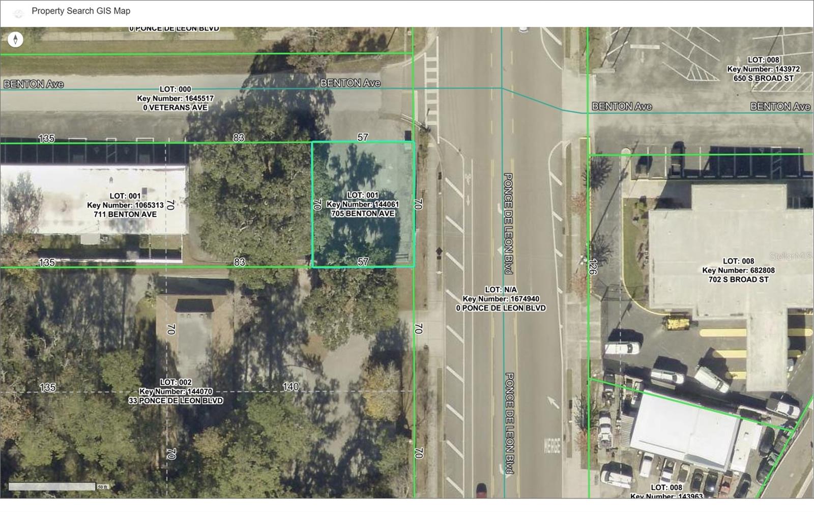 Commercial parcel with exceptional visibility at the corner of Ponce De Leon Blvd and Benton Avenue, offering prime exposure for a small business in a high-traffic location. Positioned directly across from The Grande and surrounded by established national retailers and restaurants, this property presents strong potential for business growth and customer accessibility. The location supports a variety of small business opportunities with easy access to downtown and a steady flow of nearby residential and commercial traffic. Its corner positioning enhances visibility and convenience for customers and deliveries alike. Surrounding businesses include Dollar General, Dunkin', McDonald's, and Zaxby's, placing the property in an active commercial corridor with strong daily traffic and convenient nearby amenities. Whether you are looking to establish a new business location or invest in a highly visible commercial site, this property offers a strategic location with excellent long-term potential.