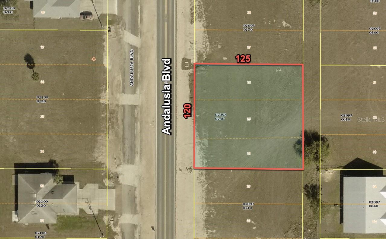 Summer special!  The perfect duplex lot!  The weather is warm but Cape Coral is HOT!  High and Dry .34 Acre Multifamily Residential Lot with a paved road, electricity and public utilities out front on the street! No flood zone!  And, the utility assessment has been paid off in full!  Build your dream home today or invest in your future! Located in Cape Coral in Lee County. Welcome to Southwest Florida, abundant with lakes, rivers, state forests and preserves, and the waters of the Gulf coast. Land and water adventures await your arrival. Go hiking, biking, riding, boating and more. Shopping, dining, and entertainment are all nearby. Easy access to State Road 76, US 41 and I-75, and make the beaches, and the rest of Florida an easy trip. Buy this .34 acre property today for a quick cash price of $119,000. That's a steal! 

Use 1513 Andalusia Blvd, Cape Coral, FL in the GPS. From the corner of Andalusia Blvd and S.R. 76.  Head north on Andalusia Blvd.  The subject will be on your right, approximately 1.4 miles down.    Please see the attached aerials and maps for reference.