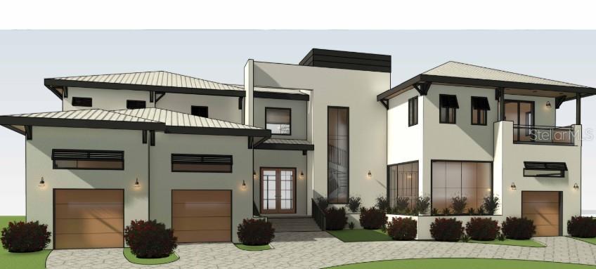 Pre-Construction. To be built. Exceptional opportunity to own a custom new construction luxury home with Key West–inspired architectural flair, built by a premier Florida design-build firm. This thoughtfully designed residence is constructed on a solid two-story foundation and features impact-rated windows and doors for enhanced durability and peace of mind.

A dramatic two-story foyer welcomes you into a light-filled interior showcasing refined finishes throughout. The open-concept floor plan is designed to maximize natural light while seamlessly connecting indoor and outdoor living spaces—ideal for both everyday living and entertaining.

The private backyard retreat includes a resort-style pool and spa (optional upgrades), lush landscaping, and a covered lanai with a fully equipped outdoor kitchen, pizza oven (optional), and wood-burning fireplace, creating an exceptional setting for year-round enjoyment. An enclosed entertainment area attached to the main residence adds valuable flexible living space.

The chef’s kitchen features high-end European-style cabinetry, granite countertops, pot filler, 48” professional range, double ovens, and a walk-in pantry, with an optional walk-in cooler and freezer. Adjacent to the kitchen is a striking floor-to-ceiling glass wine cellar, offering both function and architectural impact.

The spacious primary suite serves as a private retreat, featuring a large custom closet and private balcony access from both the bedroom and closet. Interior highlights include solid-core doors, tray ceilings, large-format tile flooring, integrated smart-home technology, and a state-of-the-art security system.

The home includes a two-car garage, along with a separate third-car garage located on the opposite side of the front of the home, providing added functionality and design balance. As a pre-construction offering, the buyer has the opportunity to select all desired finishes, creating a truly personalized residence.

Ideally located less than one mile from Nokomis Beach, offering convenient access to pristine beaches, dining, and coastal amenities.

Please note: Certain features, finishes, and amenities shown or described are optional upgrades and are not included in the base price.