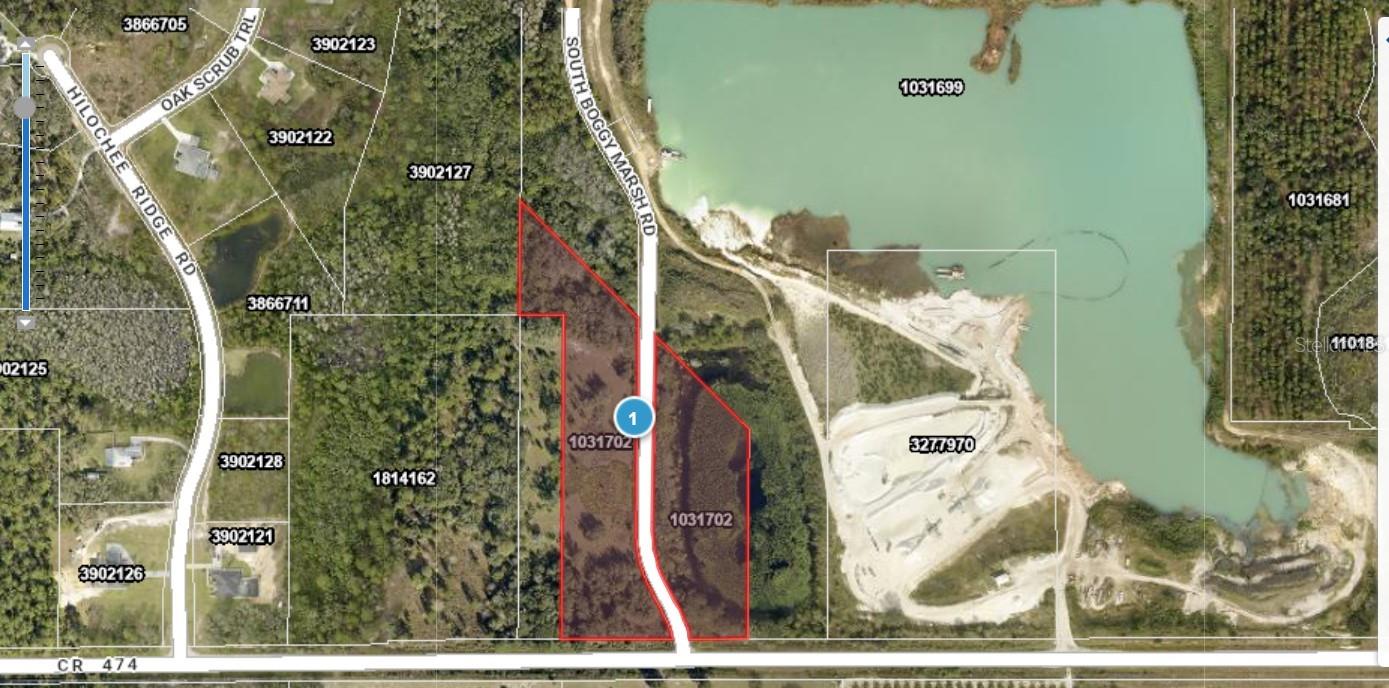 Lake View Estate Home site in Disney Resort Four-Corners area. Close to shopping such as Walmart Supercenter, Lowes, Hospital yet set back in the country serene atmosphere on corner of CR 474 and South Boggy Marsh Rd. Amazing Blue water lake views.

Very unique blue water lake views on CR 474 and S Boggy Marsh Rd! No HOA. Convenient to shopping, restaurants, Disney World! Rare quality property. Don't miss the premier estate home site! Priced to attract discerning buyers, this property represents a unique chance to secure acreage in a location where demand for estate homes and agricultural land continues to rise. The combination of scenic lake views, strategic positioning near Disney, and easy access to US-27 and SR-429 ensures long-term value and versatility.

Lake County Alternate Key: 1031702; Parcel ID: 27-24-26-0002-000-01000;  Coordinates: 28.370093, -81.705854
