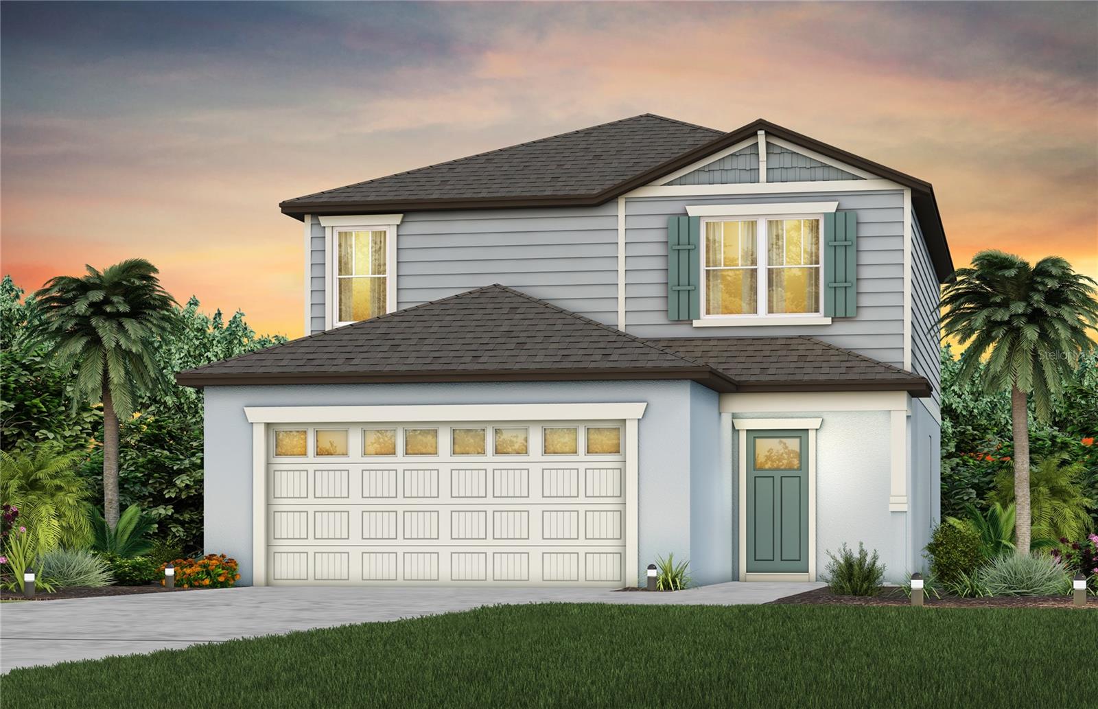 Under Construction. Enjoy all the benefits of a New Construction Home in the Pulte Homes community of Silverlake, ideally located in Lake Alfred, FL, just minutes from I-4 and US-17. This community provides easy access to Lakeland and the Greater Orlando Area and offers resort-style amenities, including a covered cabana clubhouse, pool, playground, and more. Plus, this community is Water Start Certified, so you’ll enjoy monthly energy savings!
Featuring the perfectly designed Mill Run floor plan, this home offers the space, style, and functionality you’ve been searching for. The stylish kitchen is the heart of the home, showcasing a spacious island, beautiful white cabinetry, quartz countertops, and Whirlpool stainless steel appliances, including a dishwasher, refrigerator, microwave, and range—perfect for both everyday living and entertaining.
The bathrooms feature matching cabinetry and quartz countertops, with dual sinks and a walk-in shower with heavy glass door in the Owner’s bath for added comfort and convenience. Luxury vinyl plank flooring runs throughout the main living areas, while the bathrooms and laundry room feature durable 18”x18” tile. Bedrooms and the loft are finished with soft, stain-resistant carpet for a cozy retreat.
Thoughtfully designed for modern living, this home includes a first-floor bedroom and full bath—ideal for guests or multi-generational living. Upstairs, you’ll find a versatile loft space and a convenient second-floor laundry room complete with a Whirlpool washer and dryer. Additional highlights include whole-house faux wood blinds, iron balusters with oak handrail, extra storage under the stairs, and a spacious covered lanai perfect for relaxing outdoors.
Completing the home is a 2-car garage and a Smart Home technology package featuring a video doorbell, bringing added convenience and peace of mind to your everyday life.
Enjoy peace of mind with Pulte’s transferable, 10-year Limited Structural Warranty that covers materials and workmanship in the 1st year, workability of plumbing, electrical, HVAC, and other mechanical systems through the 2nd year, various types of water infiltration and internal leaks through the 5th year, and the structural integrity of the home through the 10th year. Plus, we’re currently offering limited-time incentives and below-market rates!