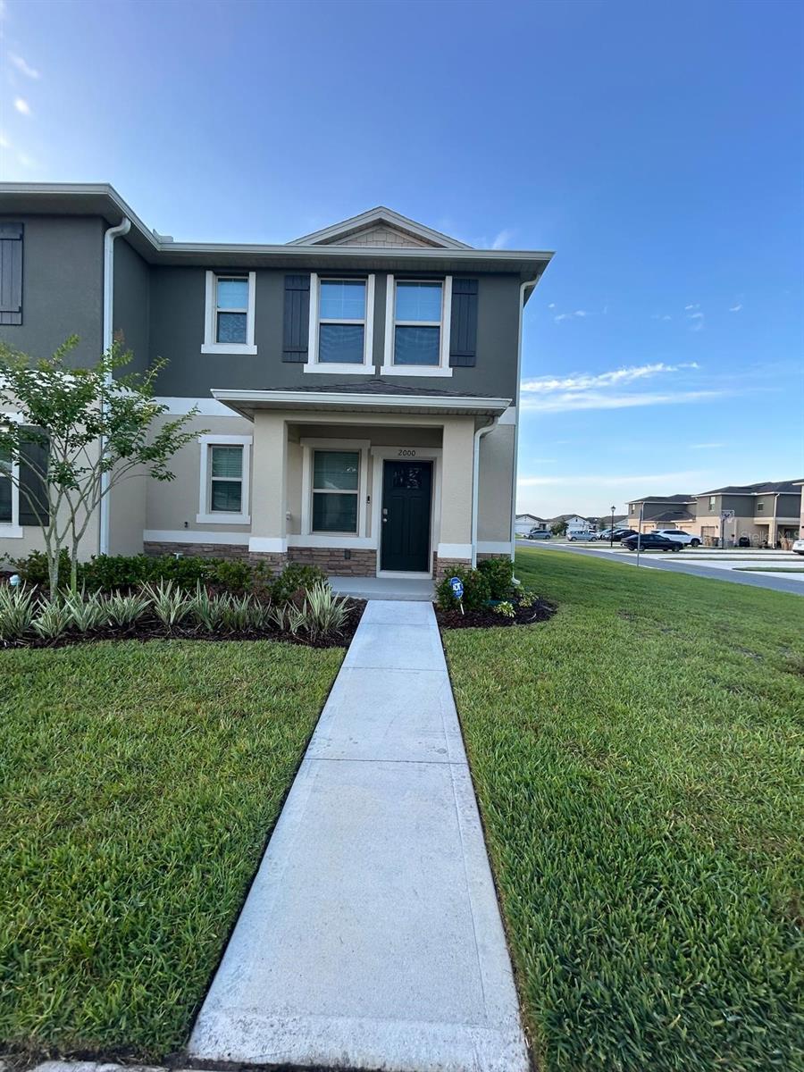 Short Sale. Welcome to this beautiful 3-bedroom, 2.5-bath home with a 1-car garage, located in the highly sought-after Kindred community of Kissimmee. Built in 2024, this move-in ready residence offers 1,814 square feet of thoughtfully designed living space featuring an open-concept floor plan perfect for everyday living and entertaining.
The modern kitchen flows seamlessly into the dining and living areas, creating a bright and inviting atmosphere. Upstairs, you’ll find a spacious primary suite with a walk-in closet and private bath, along with two additional bedrooms and a convenient laundry area.
Residents enjoy resort-style amenities including a community pool, fitness center, playgrounds, walking trails, dog park, and green spaces. Conveniently located near Lake Nona, Orlando International Airport, Medical City, shopping, dining, and major highway
Short Sale – Subject to lender approval. An exceptional opportunity to own a nearly new home in one of Central Florida’s fastest-growing communities. Priced at $319,000. Schedule your private showing today!