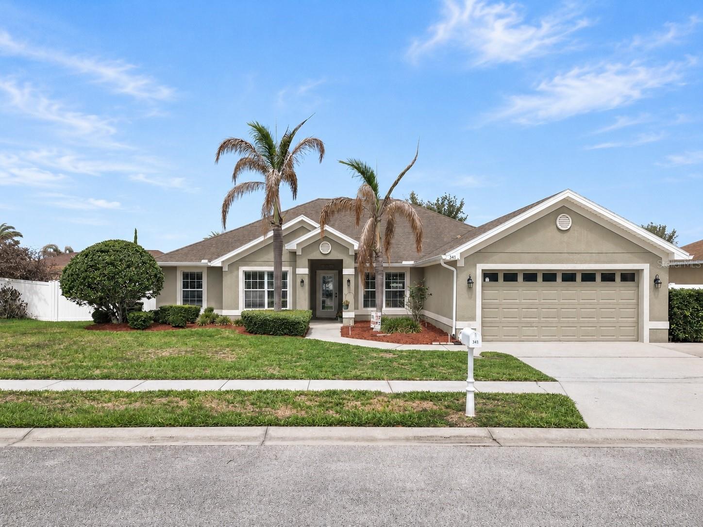 NEW PRICE + AMAZING VALUE IN GATED COMMUNITY OF MANDOLIN! Fall in love with this 4-bedroom, 2-bathroom NEWLY ADDED SALT WATER HEATED POOL home PLUS OFFICE/FLEX ROOM offering an impressive 2,506 square feet of living space in a highly desirable gated community.  You’ll appreciate the exceptional curb appeal, extended driveway, detailed custom trim work, Luxury Vinyl Plank and tastefully added upgrades throughout the home. Discover a spacious split floor plan featuring elegant accents that welcome you in. The kitchen features granite countertops, solid wood cabinets, NEWER appliances and a large pantry.The oversized indoor laundry room makes your life easy! The flexible office/den space is perfect for working from home, a playroom, fitness area, or additional guest space. The spacious primary suite is privately tucked away and features oversized his-and-her walk-in closets along with a beautifully remodeled primary bathroom complete with an enlarged walk-in shower, stylish new tile and backsplash, and a relaxing separate garden tub. Three additional generously sized bedrooms provide plenty of room for family and guests. Step outside to your own private backyard retreat and enjoy days of fun in the sun featuring a newly added heated saltwater pool and pool cage, screened porch, patio paver deck, and fully fenced backyard with double gate—perfect for entertaining, relaxing, and enjoying the Florida lifestyle year-round. You can also store your boat or outdoor toys! Additional features include termite bait system, regular pest control maintenance, and much more! Conveniently located near LEGOLAND, THE BEAUTIFUL CHAIN OF LAKES, schools, shopping, medical facilities, restaurants, an all Winter Haven has to offer. Easy commute to all Central Florida Attractions and Florida Beaches! Don't miss this incredible opportunity! CALL TODAY FOR A TOUR! Your Florida Dream home awaits!