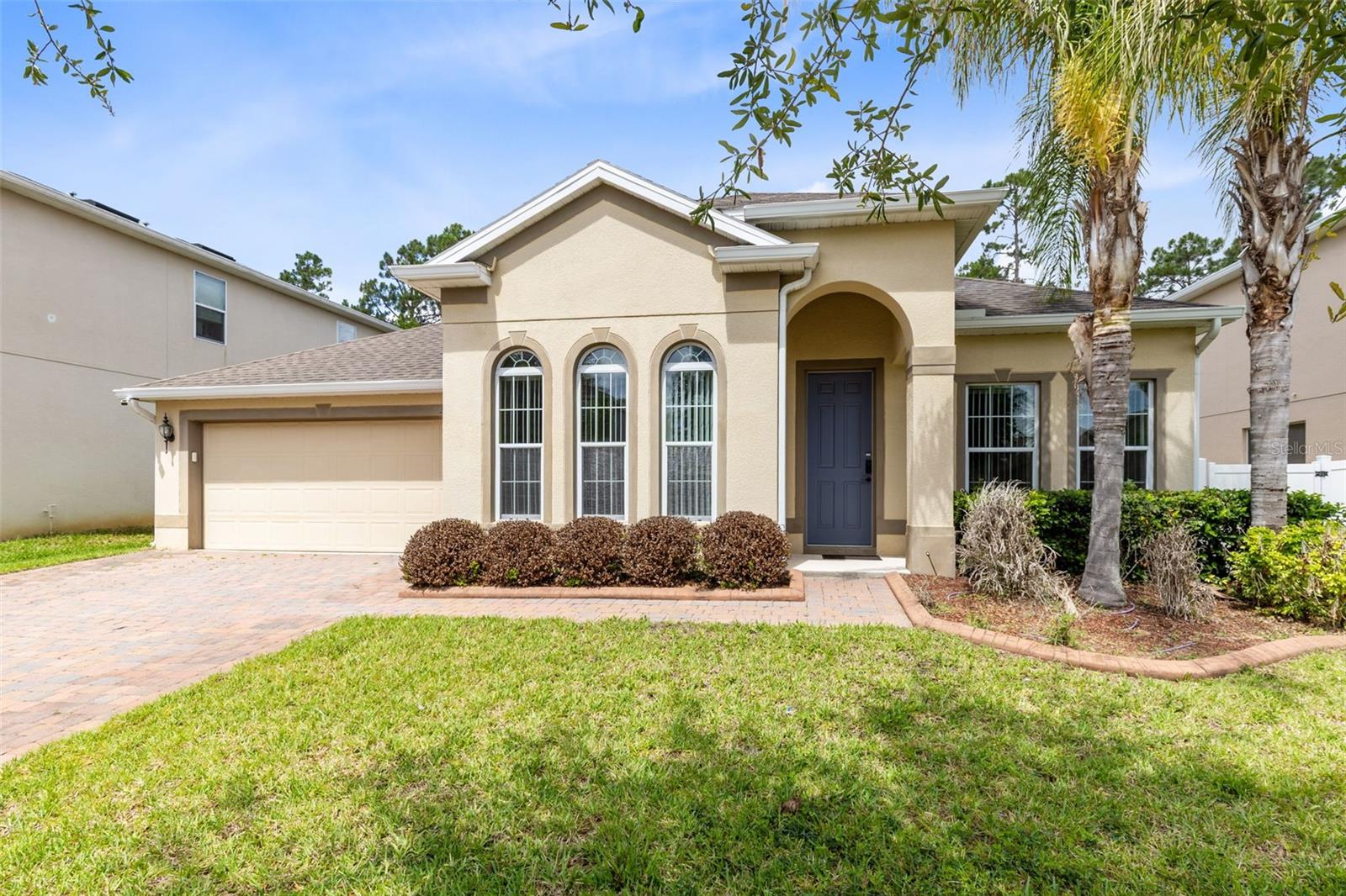 Potential seller concession for loan rate buy down! Nestled in a peaceful neighborhood with friendly neighbors, this rare POOL home offers the perfect blend of comfort, functionality, and outdoor living. Enjoy relaxing or entertaining in the private backyard featuring a screened pool enclosure and fully fenced yard. Inside, the open-concept floor plan creates a bright and welcoming atmosphere, highlighted by a spacious kitchen with a center island and ample cabinetry. The versatile office with elegant French doors can easily serve as a 4th bedroom, guest room, or flex space. The spacious primary suite features a cozy sitting area, providing the perfect retreat at the end of the day. This home combines everyday convenience with Florida-style living at its best.