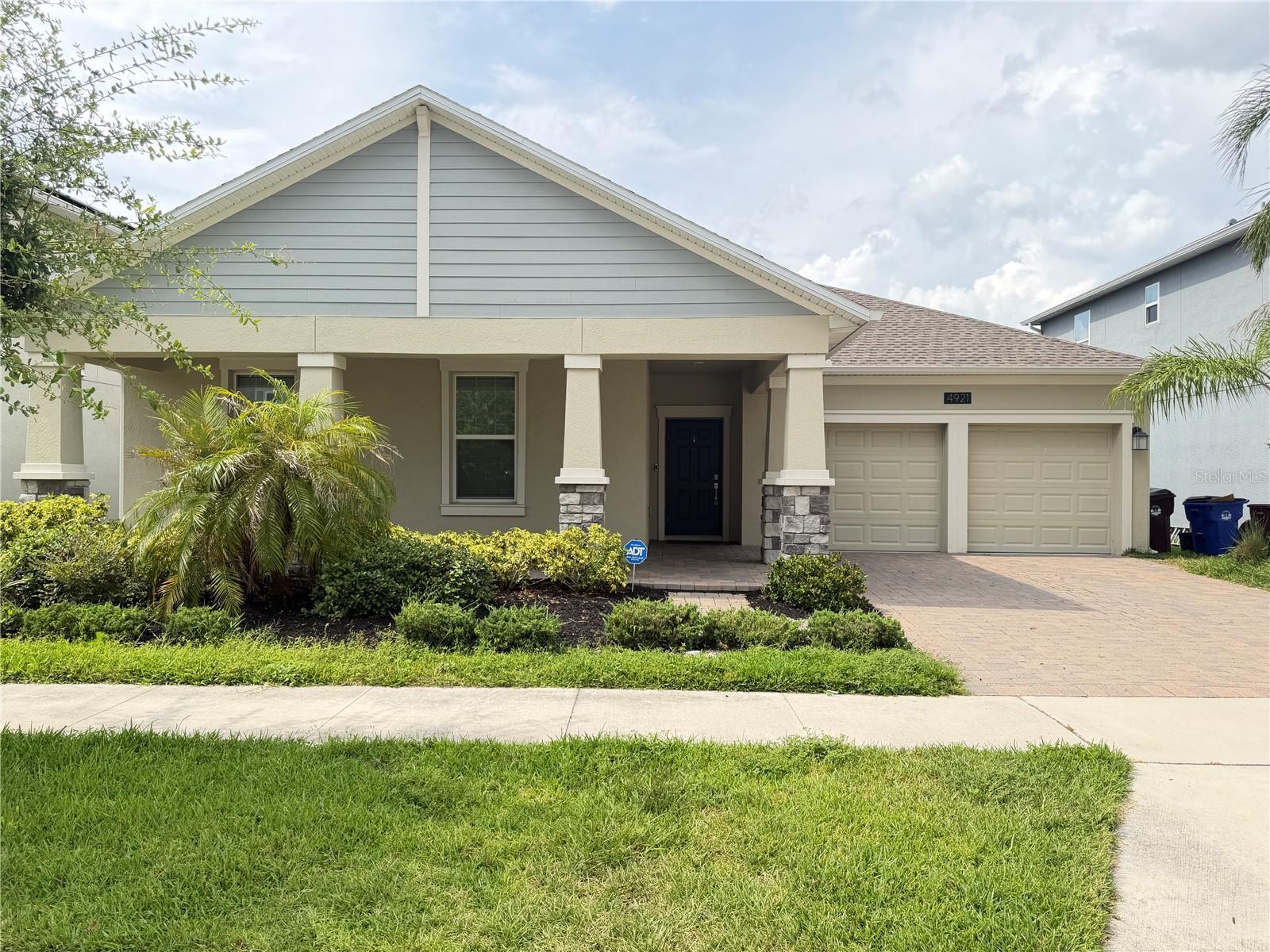 Water view! This upscale executive single story home has four bedrooms, two and a half bathrooms, and athree car garage. The covered front porch leads into the welcoming foyer where you can greet your guests. The upscale kitchen features anisland with a double sink and a breakfast nook. The family room overlooks the enticing covered patio and also has an entrance to the ownerbedroom. The owner bathroom offers a walk-in shower and double sinks. There is also an expansive owner closet that can be accessed from thebathroom. The spacious floor plan offers all the space your family will need. Hanover Lakes is a much sought after waterfront community. Perfectfor boating, fishing and enjoying nature. Amenities to include: Dock and lift to the Chain of Lakes, Splash Park, Resort Style Swimming Pool andCabana. Hanover Lakes’ also has a great location. Minutes away from the Florida Turnpike with tons of shopping and dining options such asHarmony Farmers Market, it is convenient to get anywhere you need. Your family will love living and creating memories together at HanoverLakes.