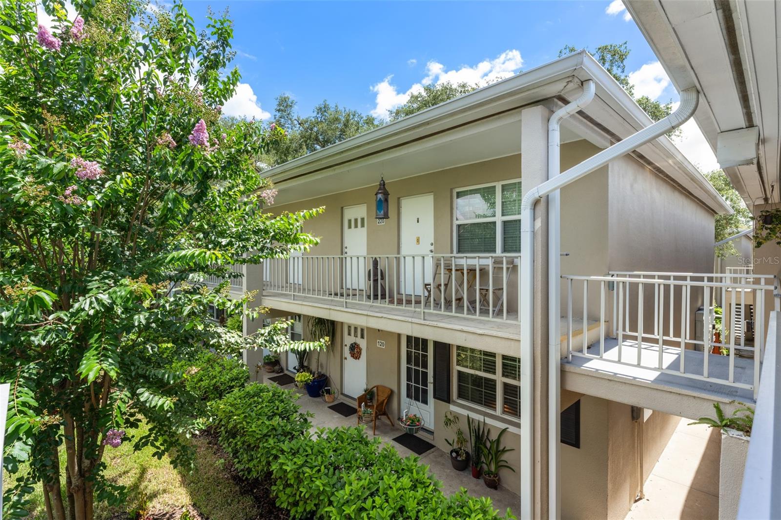 **This house comes with a REDUCED RATE through the seller's preferred lender. This is a lender-paid rate buydown that reduces the buyer's interest rate and monthly payment.**

Welcome to 2500 Lee Road, Unit 220, in Winter Park, a beautifully maintained condominium offering stylish, low-maintenance living in one of Central Florida's most convenient locations. Inside, the condo features 2 bedrooms and 1 bathroom with a functional layout suited for everyday living.

Thoughtfully updated throughout, this unit features a modern kitchen with stainless steel appliances, charcoal quartz countertops, and a spacious island with ample storage. The bathroom has also been updated with contemporary finishes, while the unit's clean, modern design creates an inviting atmosphere throughout. A new A/C installed in 2025 provides added comfort and peace of mind.

The floorplan includes comfortable living and dining areas, while the secondary bedroom offers flexibility for guests, a home office, or additional storage. The unit overlooks a beautifully landscaped courtyard and is conveniently located near designated parking.

Residents enjoy access to a variety of community amenities, including a clubhouse, pool, laundry facilities, park areas, and dock access on Lake Killarney. The lakefront setting provides a peaceful environment and an opportunity to enjoy the surrounding natural beauty.

Located in the heart of Winter Park, the condo is close to shopping, dining, parks, and popular destinations such as Winter Park Village, Park Avenue, College Park, Maitland, and Downtown Orlando. With its desirable community amenities and prime Winter Park location, this move-in-ready condo offers exceptional value and convenience.