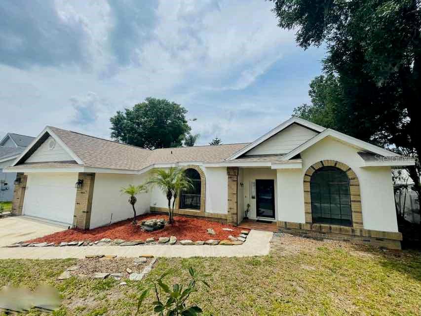 THIS BEAUTIFULLY RENOVATED PORT ORANGE POOL HOME IS LOCATED WITHING THE DESIREABLE SKYLAKE COMMUNITY. THE LOCATION IS CLOSE TO EVERYTHING, YET TUCKED AWAY IN THIS QUIET, WELL KEPT NEIGHBORHOOD. THIS HOME HAS A SPLIT FLOOR PLAN WITH VAULTED CEILING IN THE MAIN LIVING AREA. THIS HOME HAS SO MUCH TO OFFER., WITH A BRAND NEW ROOF, LVP FLOORING AND TILE THROUGHOUT. FRESH PAINT INSIDE AND OUT, UPDATED DOUBLE SINKS IN THE MASTER BATH, NEW FANS, TOILETS, ALL NEW LIGHTING , SS APPLIANCES, A/C IS ONLY 5 YEARS OLD, THE POOL HAS A SCREENED IN ENCLOSURE WITH NEW VINYL FENCING ALONG THE BACK. THE POOL HAS A NEW PUMP AND MOTOR AND HAS A WATERFALL FEATURE. THERE IS ALSO AN OUTSIDE PAVER PATIO WITH AN OUTDOOR SINK AND BBQ AREA. ;Water: City