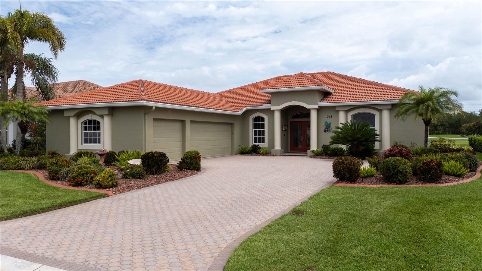 Virtually Staged. SPECTACULAR GOLF & LAKE VIEWS! 3 BR/2BA/3-CAR GARAGE IN PELICAN POINTE!

Everything to love in this beautifully maintained single family home in Pelican Pointe Golf & Country Club. Offering 2,298 square feet of air-conditioned living space, this residence features a desirable split-bedroom floor plan, soaring ceilings, large kitchen with breakfast bar and eating area, formal dining, spacious great room, and an abundance of natural light throughout.

Relax and entertain your family and friends  around the solar-heated pool while taking in the stunning panoramic views and gorgeous sunsets.  Off the 3-car garage, there’s also a dedicated 11’ x 10’ workshop area perfect for hobbies, storage, or projects. Additional special features include central vacuum, indoor laundry, and numerous recent updates that provide peace of mind, including a brand newer barrel tile roof, pool cage, solar system, pool heat pump, and fresh interior and exterior paint.

Pelican Pointe residents also enjoy a championship 27-hole golf course, outstanding amenities, and a vibrant lifestyle. The HOA fee includes a social membership, allowing access to the community’s many activities and events. Best of all, there are no CDD fees!

Experience the perfect combination of comfort, breathtaking views, and resort-style living in one of Venice’s premier golf course communities.