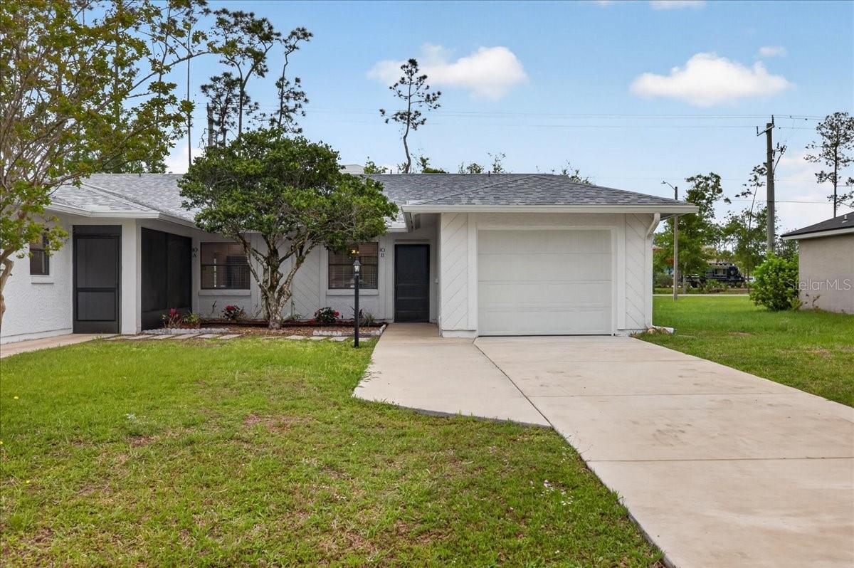 Beautifully updated duplex in the heart of Palm Coast.  Offering strong rental income and two freshly renovated units.  Both have tenants in place.  Unit A features 914 sq ft, 2 bed/2 bath.  Unit B offers 1144 sq ft  3 bed/2bath floor plan.  Both sides have been newly renovated top to bottom.  New kitchen, appliances, bathrooms, light fixtures, newer roof, gutters, HVAC, Water heaters, painted garage floors and more!  This property provides minimal maintance for the next owner.  Reliable renters already in place you will have immediate income and a turnkey investment opportunity.  Conveniently located near shopping, parks, schools.  This is an excellent opportunity for a fully updated income property.