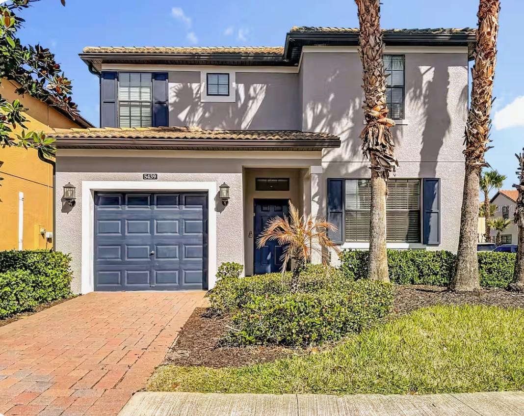 Welcome to your Florida dream home in the highly sought-after Solterra Resort! This beautifully appointed 5-bedroom, 5-bathroom residence offers more than 3,000 square feet of thoughtfully designed living space and is ideally located just minutes from Walt Disney World, world-class attractions, shopping, dining, and major highways.

Designed with the popular Alexander Palms floor plan, this spacious home features soaring ceilings, an open-concept layout, and two private owner's suites, making it ideal for full-time living, vacation use, or a high-performing short-term rental. The gourmet kitchen is equipped with granite countertops, 42-inch cabinetry, a stylish tile backsplash, stainless steel appliances, and ample space for entertaining family and guests.

The versatile floor plan includes two bedrooms and two full bathrooms on the main level, while the second floor offers three additional bedrooms and three full bathrooms, providing comfort and privacy for everyone.

Step outside to your own private backyard retreat featuring a south-facing screened lanai with a heated pool and spa—the perfect place to relax after a day enjoying all that Central Florida has here.

As a resident of Solterra Resort, you'll enjoy exceptional resort-style amenities including a luxurious clubhouse, expansive resort pool, lazy river, fitness center, tennis courts, playground, poolside restaurant and bar, valet trash service, and 24-hour guard-gated security.

Whether you're searching for a permanent residence, a vacation retreat, or an exceptional investment opportunity, this fully furnished and beautifully maintained home offers the perfect combination of luxury, comfort, and income-producing potential in one of Central Florida's most desirable resort communities.