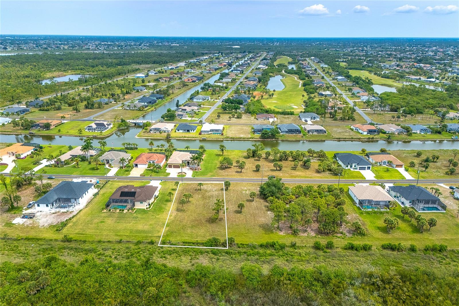 Build Your Dream Home in the exclusive and private neighborhood of Pine Valley! Discover an exceptional opportunity to build your custom Florida retreat in one of Rotonda West’s most established and sought-after neighborhoods. Tucked within this master-planned, deed-restricted community, this vacant homesite offers the perfect canvas for creating a home that reflects your personal style and taste—whether that’s a seasonal escape, full-time residence, or future retirement retreat. Rotonda West is renowned for its distinctive circular design, lush landscaping, and peaceful ambiance, all thoughtfully planned to embrace nature and outdoor living. From this desirable location, you’re just minutes to multiple golf courses, community parks, walking and biking paths, and the pristine Gulf beaches of Manasota Key, Englewood Beach, and Boca Grande. Enjoy world-class fishing, boating, kayaking, and endless sunsets, all while returning home to a quiet, residential setting. Rotonda West offers the best of Southwest Florida living—a relaxed pace, strong sense of community, and coastal beauty—without the congestion or cost of beachfront living. With no CDD fees and reasonable HOA restrictions designed to protect long-term value, this is an ideal place to invest in both lifestyle and future equity. Whether you envision a contemporary coastal design or a classic Florida home with room for a pool, this new address invites you to turn possibility into reality. Call now to preview your new lifestyle!