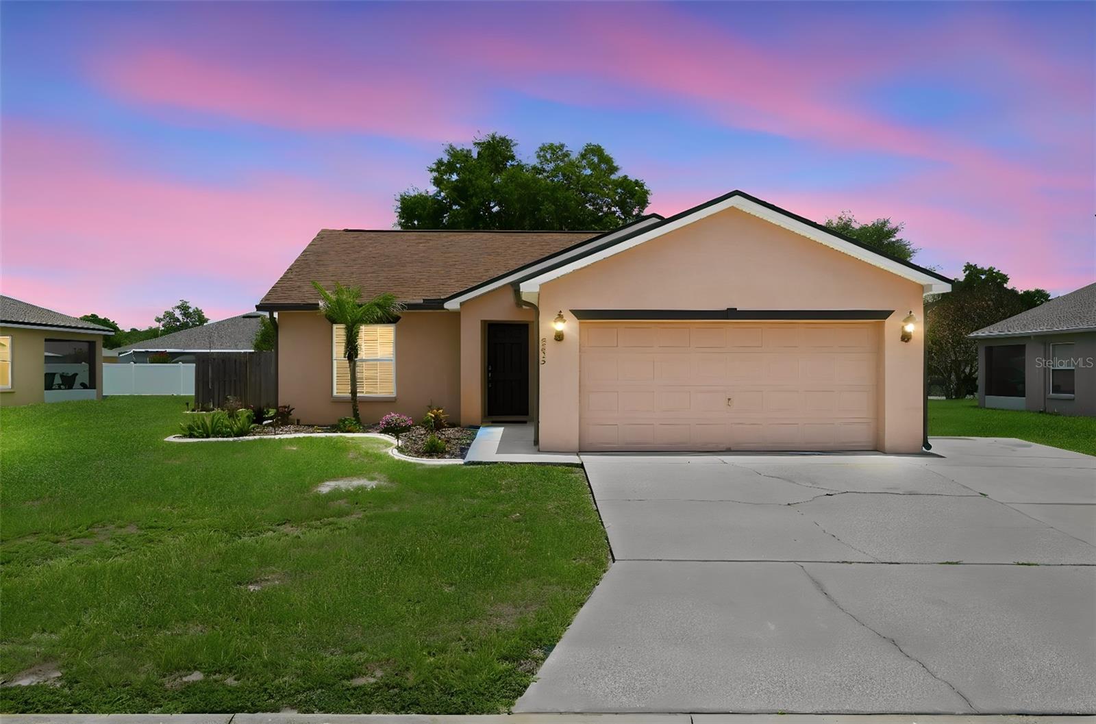 Beautifully maintained 3-bedroom, 2-bath home offering the perfect combination of comfort, functionality, and convenience. Ideal for first-time homebuyers, downsizers, or anyone seeking easy, move-in-ready living, this home features a desirable split-bedroom floor plan that provides added privacy for family and guests. Ceiling fans throughout enhance year-round comfort, while the enclosed screened patio creates the perfect spot to relax and enjoy views of the spacious, fully fenced backyard.
Major improvements, including a newer roof and HVAC system, provide valuable peace of mind. The backyard also includes an 8' x 12' storage shed, offering plenty of space for tools, hobbies, or additional storage needs. An extended driveway leads to a gated rear yard with ample room for extra vehicles, boats, RVs, trailers, or other recreational equipment. With generous outdoor space, flexible parking options, and thoughtful updates throughout, this property is ready for its next owner to enjoy. Don't miss this exceptional opportunity!