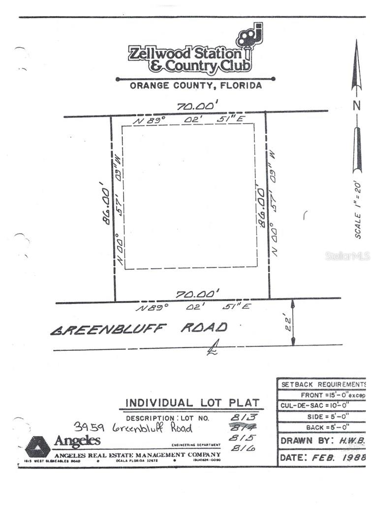 ZELLWOOD STATION COOP MH PARK - Land