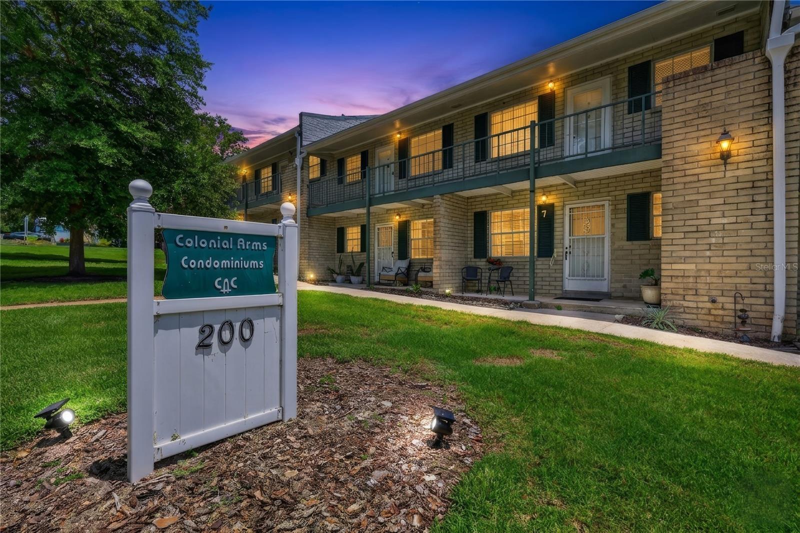 Now offering a rare opportunity to own a move-in ready, 1-bedroom, 1-bathroom, second floor condo in the sought after Colonial Arms Condominium complex ideally located in Mount Dora's Historic District.
This charming unit features attractive wood-plank vinyl flooring and a functional kitchen with a spacious pantry that can also serve as a small home office or flex space. The primary bedroom offers a walk-in closet and a private rear exit leading to a cozy covered patio, perfect for enjoying your morning coffee or relaxing outdoors.
Additional features include on site laundry facilities, one assigned covered parking space and low-maintenance living with the condo fee covering water, sewer, and trash services. Enjoy the convenience of being just minutes from downtown Mount Dora's unique boutiques, popular restaurants, scenic waterfront, and year-round festivals. Whether you're looking for a primary residence, seasonal getaway, or investment opportunity, this condo is must-see. Schedule your appointment and tour this condo today.