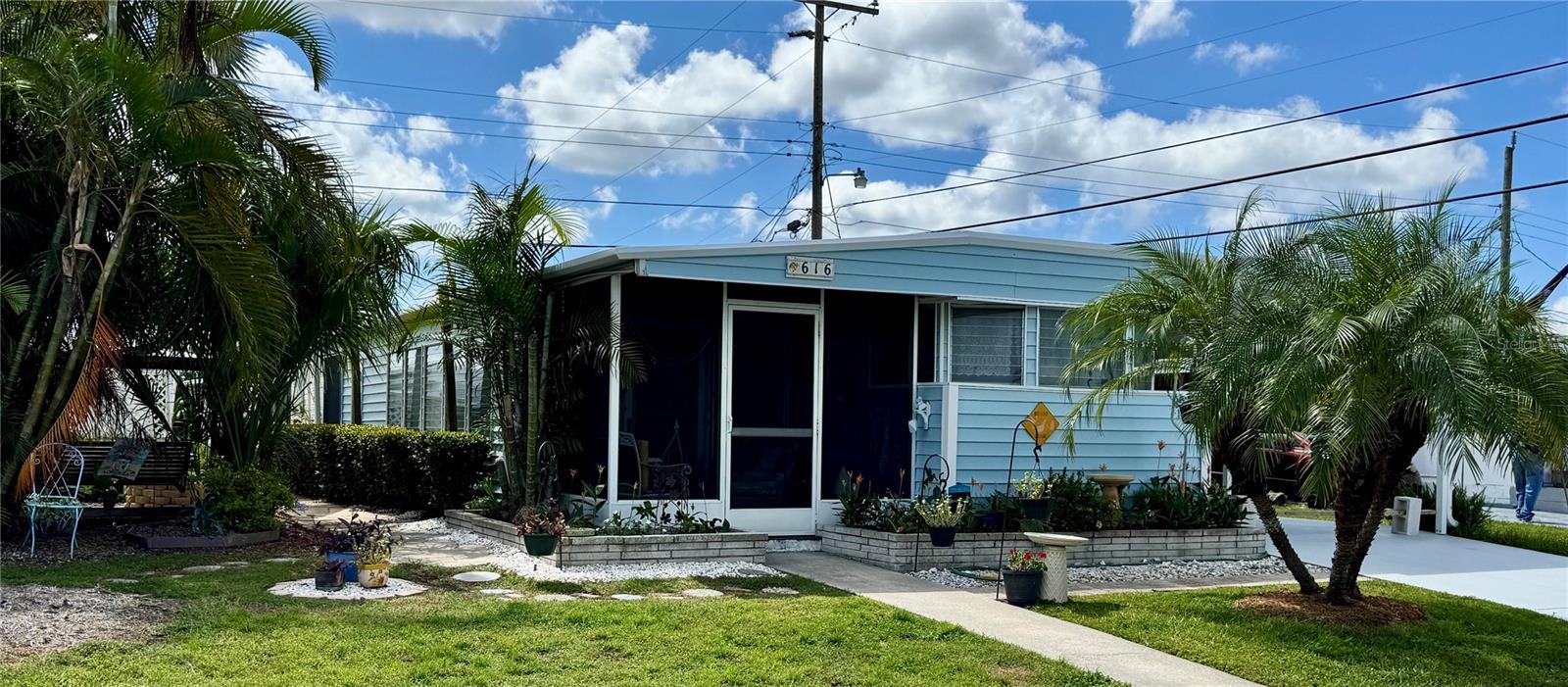One or more photo(s) has been virtually staged. Charming 1BR/1BA Mobile Home in 55+ Fair Lane Acres – Move-In Ready!
Welcome to this well-maintained, partially furnished one-bedroom, one-bath mobile home in the vibrant 55+ community of Fair Lane Acres. Initially built in 1960, this cozy home has been lovingly cared for and updated for your peace of mind and comfort.  Features You'll Love:  Neat, clean, and move-in ready.  Bright interior with a lovely, shaded garden view featuring water features.  AC replaced in 2015.  Roof, carport, washer, and dryer all replaced in 2025.  Renewable/transferable termite contract with Aardvark ($70/year).  No flooding from Hurricanes Helene or Milton.  The community amenities include a heated pool, tennis and pickleball courts, Shuffleboard courts, and a Clubhouse with a library and a variety of frequent activities.  This is a pet-friendly neighborhood!  Prime Location:  Just 20 minutes to the beautiful Gulf beaches.  Minutes to SRQ Airport, downtown Bradenton, shopping, dining, golf, banking, and LECOM Park for spring training games.  Low Monthly Fees: Only $134/month – includes water, sewer, pool maintenance, and upkeep of common areas.  Don't miss your chance to own a slice of Florida paradise in an active, welcoming community. Schedule your showing today!
