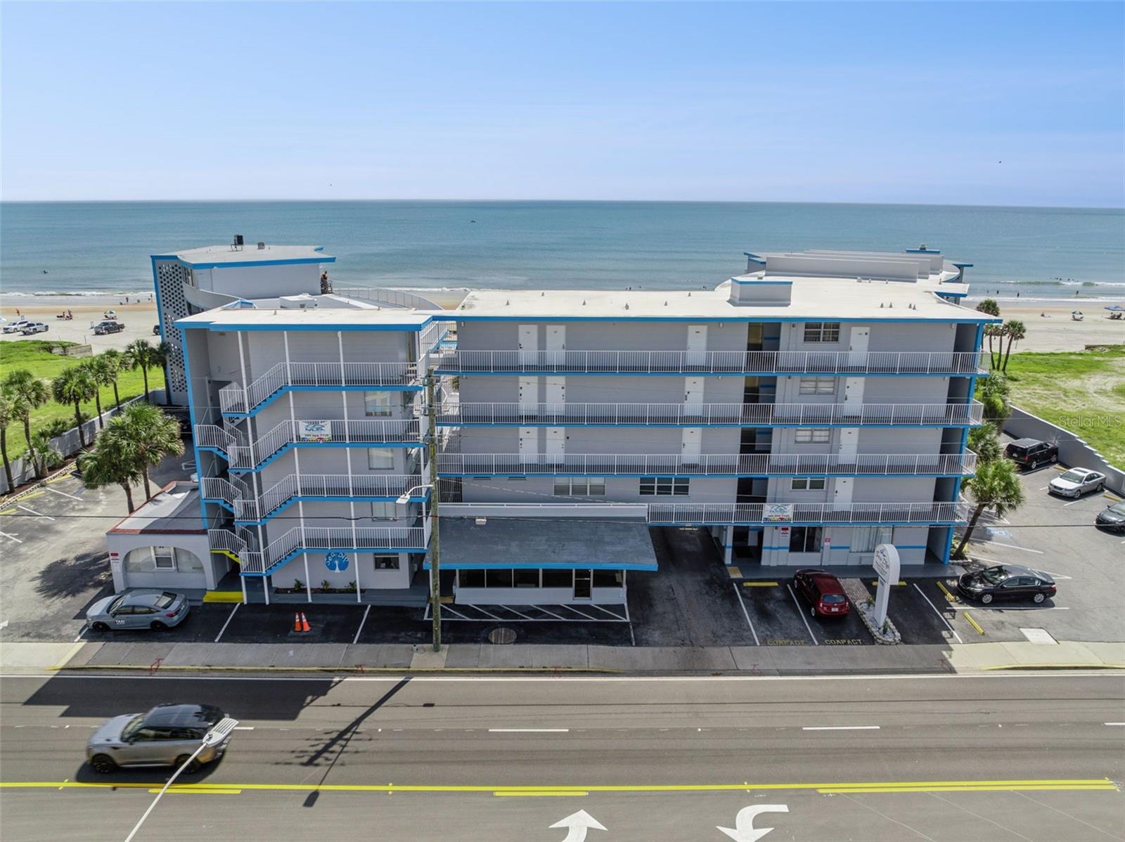 Turnkey, fully furnished, and already operating as a successful short-term vacation rental, this income-producing condo is truly ready for its next owner. With a proven rental history and year-round bookings, it's an exceptional opportunity for investors, vacation homeowners, or those seeking the perfect combination of personal enjoyment and income potential.

With no lease restrictions, you have the flexibility to operate as a short-term vacation rental, secure a long-term tenant, or keep it as your own beach retreat whenever you choose.

Ideally located just steps from the iconic Daytona Beach Boardwalk and minutes from Daytona International Speedway, this well-maintained interior unit offers a partial ocean view and places you in the heart of one of Florida's most sought-after beach destinations.

Residents and guests enjoy an impressive selection of resort-style amenities, including both indoor and outdoor swimming pools, a fully equipped fitness center, a beachfront barbecue area, an arcade and game room, convenient on-site laundry facilities, vending machines, elevators, and ample parking for owners and visitors alike.

Spend your days enjoying Daytona Beach's famous hard-packed shoreline, where driving is permitted in designated areas, or explore nearby attractions including the Boardwalk, amusement rides, arcades, the historic Bandshell with free seasonal concerts, and Daytona Lagoon Waterpark featuring waterslides, go-karts, laser tag, and family-friendly entertainment.

Whether you're looking to expand your investment portfolio or own a beachfront getaway that pays for itself, this is an opportunity you won't want to miss.