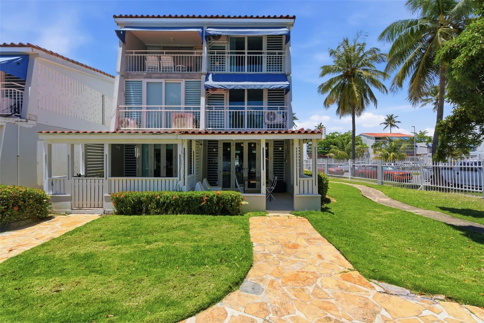 Located in the sought-after Dorado del Mar community, this well-maintained 3-story villa features 3 bedrooms, 2 full bathrooms, and 1 half bath across approximately 1,775.6 sq. ft. of living space, offering a seamless blend of comfort and coastal living.

Offered fully furnished and equipped, the home includes inverter A/C units and all kitchen and laundry appliances, making it truly move-in or rental-ready. The fully equipped kitchen flows into the main living area, ideal for everyday living and entertaining.

Outdoor features include a covered front porch, spacious covered terrace, and a private balcony off the primary bedroom. Additional highlights include dedicated storage and 1 assigned parking space.

Villas de Playa II residents enjoy access to a swimming pool and kids park, along with walking distance to a quiet, private beach. Conveniently located near the Embassy Suites, golf club, casino, restaurants, bowling alley, and entertainment venues, this property is an excellent option for a primary residence, vacation home, or investment property.