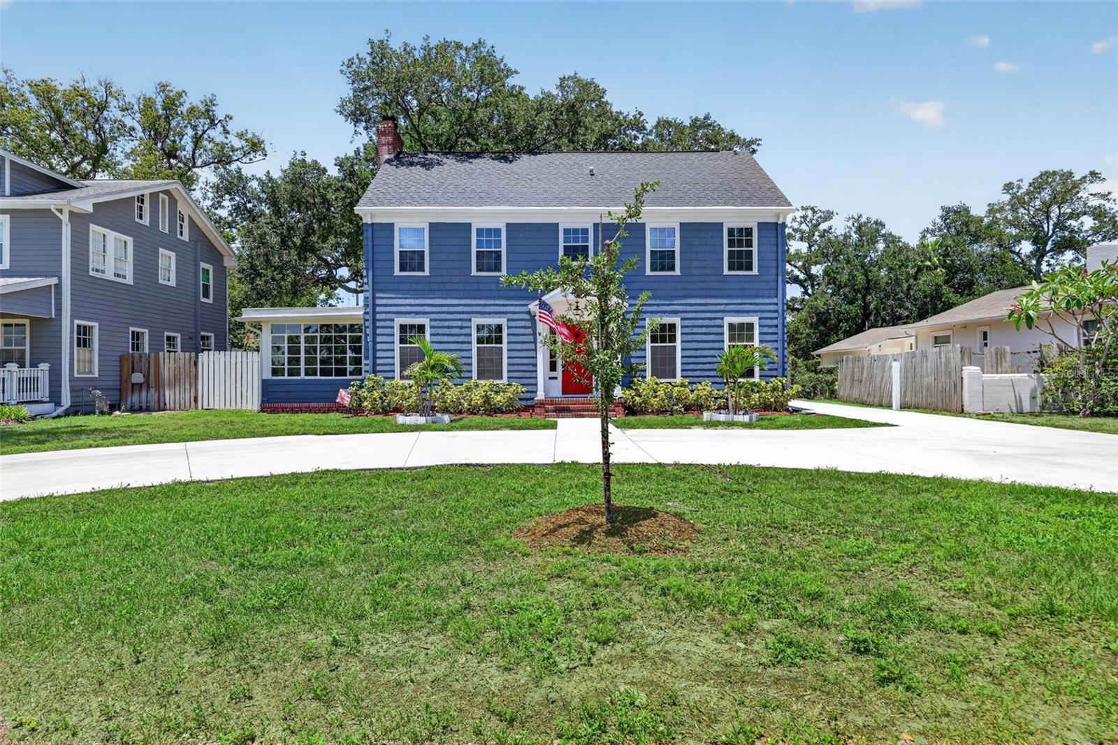 This extraordinary 1937 Colonial is a rare opportunity to own a truly one-of-a-kind property where timeless craftsmanship, historic character, and modern versatility come together seamlessly. Overlooking picturesque golf course views, the main residence features 4 bedrooms, 2.5 bathrooms, original hardwood floors, custom-crafted woodwork and finishing, historic picture rail molding and multiple wood-burning fireplaces that showcase the home’s classic charm.

The updated kitchen blends style and function with marble countertops, stainless steel appliances, soft-close cabinetry, and recessed lighting. Upstairs, the spacious primary suite includes a private en suite bath and fireplace, while two additional bedrooms share a traditional Jack-and-Jill bathroom. Outside, a majestic mature Live Oak anchors the expansive backyard, complemented by a circular driveway, patio pavers, storage shed, and oversized side driveway with room for a boat or RV.

Adding exceptional value is the highly sought-after detached guest residence featuring a spacious living area, large bedroom with walk-in closet, full bathroom, and kitchenette. Ideal for multigenerational living, guest accommodations, a private office, long-term rental income, or short-term rental potential, this flexible space offers multiple exit strategies rarely found in today’s market. 

Blending architectural elegance with modern updates and income-producing potential, this remarkable Colonial stands in a class of its own.

See attachments and/or reach out to listing agent for additional details and numbers regarding all possible income producing avenues.