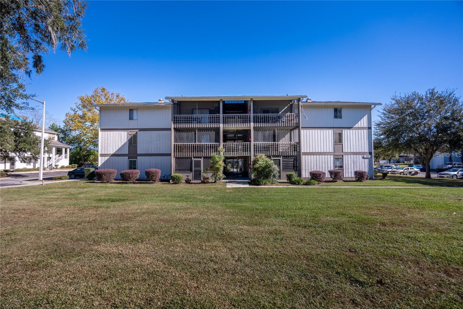 Fully updated 2 bed 2 bath in The Oaks. Great location near the University of Florida, Santa Fe College, and walking distance to North Florida Hospital. This second floor condo has every update imaginable. As you enter you are greeted with a large living room flowing to a screened patio with new tile flooring throughout. Both bedrooms are spacious, with plenty of closet space and room for a desk or additional seating. Bathrooms feature tile flooring and new vanities. Upgrades include new kitchen cabinets, wood countertops, flooring, freshly painted walls, trim, vanities, HVAC, and appliances. Community amenities include a pool, fitness center, and clubhouse. Perfect for primary residence or renting out while your son or daughter goes to school at UF or Santa Fe. Airbnb and short term rentals are allowed. Direct bus routes on Newberry Rd.