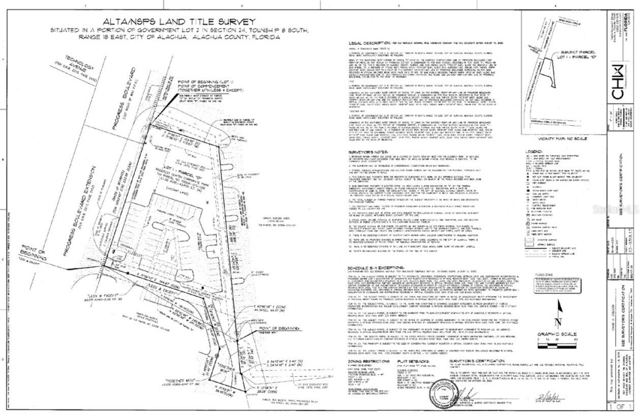PROGRESS CENTER - Land