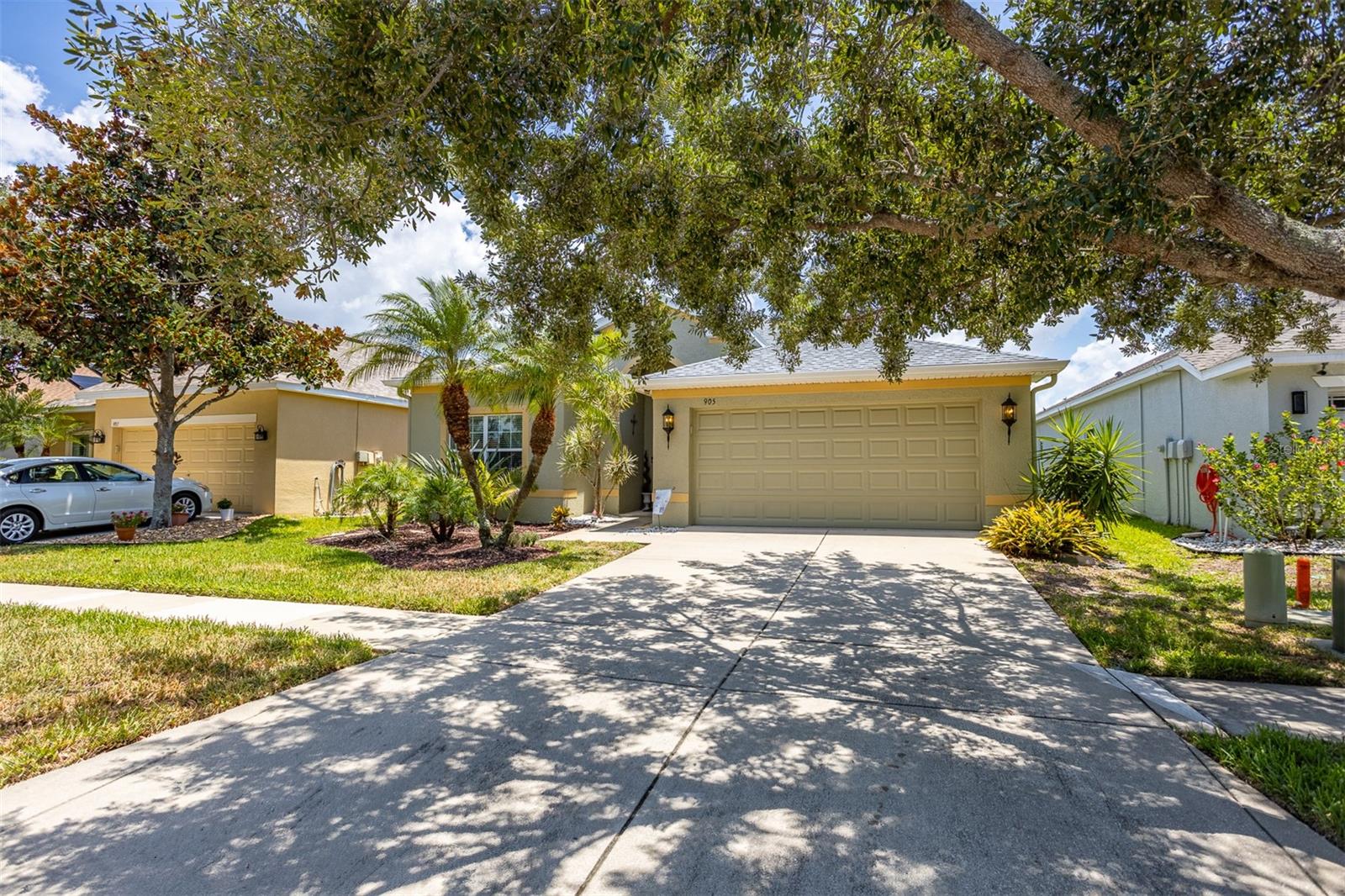 Welcome to this beautifully maintained 3-bedroom, 2-bath home in the desirable Bahia Lakes community of Ruskin. Offering an open-concept floor plan with spacious living areas and a split-bedroom layout, this move-in-ready home is designed for comfortable Florida living. The kitchen overlooks the main living space and features ample cabinetry, a pantry, and breakfast bar, making it ideal for entertaining and everyday life. A home inspection has been completed and is available to the Buyer with a signed contract. Recent updates provide peace of mind, including a new roof and new water heater. Step outside to enjoy the screened lanai and tranquil water views, perfect for morning coffee or evening relaxation. Conveniently located just minutes from shopping, dining, marinas, boat ramps, and waterfront parks, this home is also approximately a 5-minute drive to the beach, allowing you to enjoy the Florida coastal lifestyle with ease. Bahia Lakes residents enjoy access to community amenities including a pool, playground, and walking paths, with easy access to I-75, Tampa, Sarasota, and the Gulf Coast's beautiful beaches. Don't miss your opportunity to own this move-in-ready home in one of Ruskin's most sought-after communities!