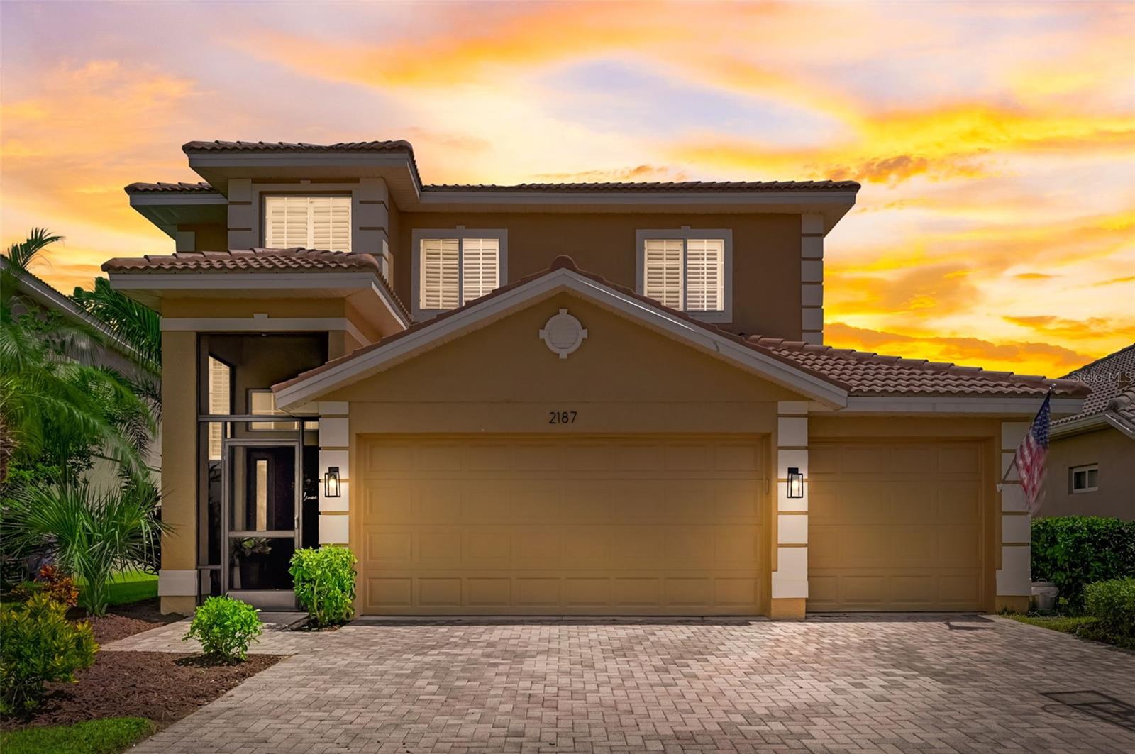 Welcome to your dream home in the highly coveted Stoneybrook of Venice community! This rare gem and magnificent property that offers an unrivaled opportunity to experience the best of Florida living. This property has a NEW ROOF and has been completely remodeled downstairs. New plank flooring throughout the entire downstairs, new stylish kitchen cabinets with gold accents. Brand new appliances, custom built floor to ceiling beverage bar is the star of the show! All bedrooms are upstairs. Custom crown molding and custom accent walls. As you step onto the enormous back lanai, prepare to be awestruck by the breathtaking views that stretch as far as the eye can see. The home boasts four spacious bedrooms and two and a half bathrooms, with a generous total living area of 2,644 square feet. Built in 2004, it combines modern elegance with timeless charm.

The layout is both practical and versatile, two inviting living rooms, as well as a formal dining room downstairs. Additional highlights include a convenient three-car garage, perfect for storing your vehicles and belongings, and a private balcony off the master suite, where you can savor your morning coffee while taking in the picturesque surroundings. Nestled in a peaceful cul-de-sac, this residence offers the perfect blend of serenity and family-friendly living.

But the allure of Stoneybrook at Venice doesn't end at your doorstep. The community boasts an array of amenities designed to enhance your quality of life. Sports enthusiasts will rejoice at the abundance of options, from tennis and volleyball courts to basketball and pickleball courts - there's something for everyone. You can cool off in the resort-style pool and spa or break a sweat in the 24-hour fitness center. Families will appreciate the playgrounds and gazebo, while the skating rink provides unique entertainment.

Stoneybrook at Venice truly fosters a sense of community with numerous social activities that will help you build lasting friendships with your neighbors. And the location couldn't be more ideal! Just minutes from I-75, you'll have easy access to all that Venice has to offer. Enjoy a short car ride to multiple stunning beaches, including a dog-friendly one. Golf enthusiasts will relish the nearby golf courses, and shoppers can explore a variety of retail options. Delectable dining experiences, world-class fishing, nature trails, parks, and the Atlanta Braves MLB Spring Training stadium are all within your reach.

This is a unique opportunity to own a piece of paradise. Don't miss out on making this beautiful waterfront home in Stoneybrook at Venice your very own. Schedule a showing today and embark on a new chapter of Florida living!
