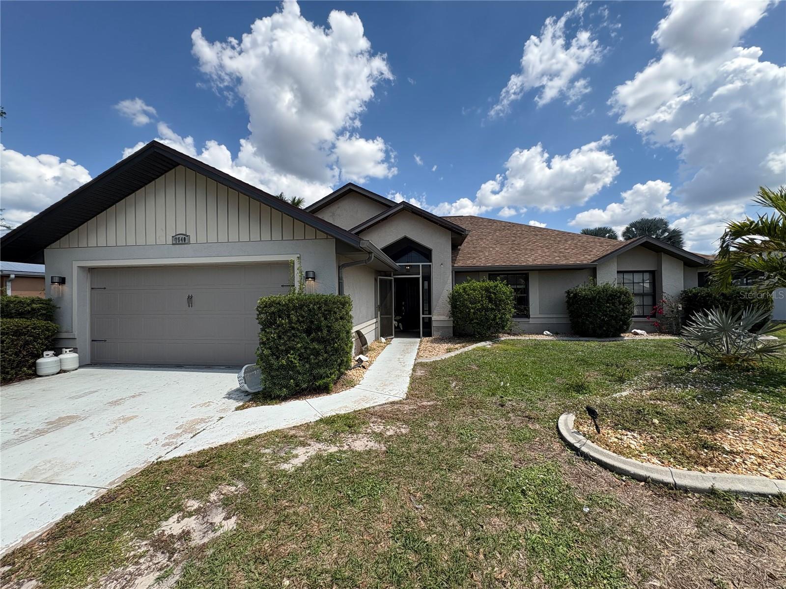 Investor Opportunity in Burnt Store Meadows 7540 Coco Plum, Punta Gorda, FL 33956. This spacious 4-bedroom, 2-bathroom, 2-car garage
residence offering approximately total area 2,712 square feet presents a prime value-add opportunity with strong margins for fix-and-flip,
rental, or long-term hold strategies. Offered at $284,990 with an estimated $30,000 renovation budget and an after-repair value (ARV)
projected at $400,000, this property delivers a compelling investment profile in a desirable and steadily appreciating market. The home features
a functional and highly desirable split floor plan with high ceilings, recessed lighting, and tile flooring throughout, providing a solid base for
cosmetic enhancements. The expansive open living area is ideal for modern redesign concepts and flows seamlessly through French doors to the
covered lanai, creating excellent potential for indoor-outdoor living upgrades. The kitchen is already equipped with stainless steel appliances,
granite countertops, a center island with breakfast bar, wood cabinetry, and a walk-in pantry with glass door offering a strong starting point for
light updates to maximize resale value. The primary suite is generously sized and includes a walk-in closet and en-suite bathroom with dual
sinks, a tiled walk-in shower, and a soaking tub. A connected flex space with French door entry can function as a fourth bedroom, office, or
nursery, increasing versatility and buyer appeal. Two additional guest bedrooms are positioned on a split layout for privacy and share a full
bathroom with a shower/tub combination and direct lanai access ideal for a future pool addition, further enhancing ARV potential. Key capital
improvements have already been completed, significantly reducing upfront risk and major expense for the next owner: The property also
features electronic hurricane shutters on both the front entry and rear lanai, adding convenience, safety, and insurance appeal. With LOW HOA
fees and NO flood insurance required, ongoing ownership costs remain favorable an important factor for both investors and end users. Located
in the quiet and well-maintained Burnt Store Meadows community, the property benefits from close proximity to area highlights including Burnt
Store Marina with deep-water boating access and the Burnt Store Marina Country Club featuring a 27-hole golf course. Residents enjoy
convenient access to the US-41 Multi-Use Trail connecting to Punta Gorda’s scenic pathways, as well as a short drive to Fishermen’s Village for
waterfront dining, boutique shopping, and entertainment. Nearby parks and natural attractions, including Ponce De Leon Park, further enhance
the location’s lifestyle appeal. Positioned just minutes from US-41 and I-75, this property offers excellent accessibility, supporting strong resale
demand and rental potential. With solid structural components, desirable layout, recent major system upgrades, and clear cosmetic upside, this
is a high-potential investment opportunity in one of Punta Gorda’s most sought-after communities. Unlock the value and capitalize on the spread
schedule your showing today.