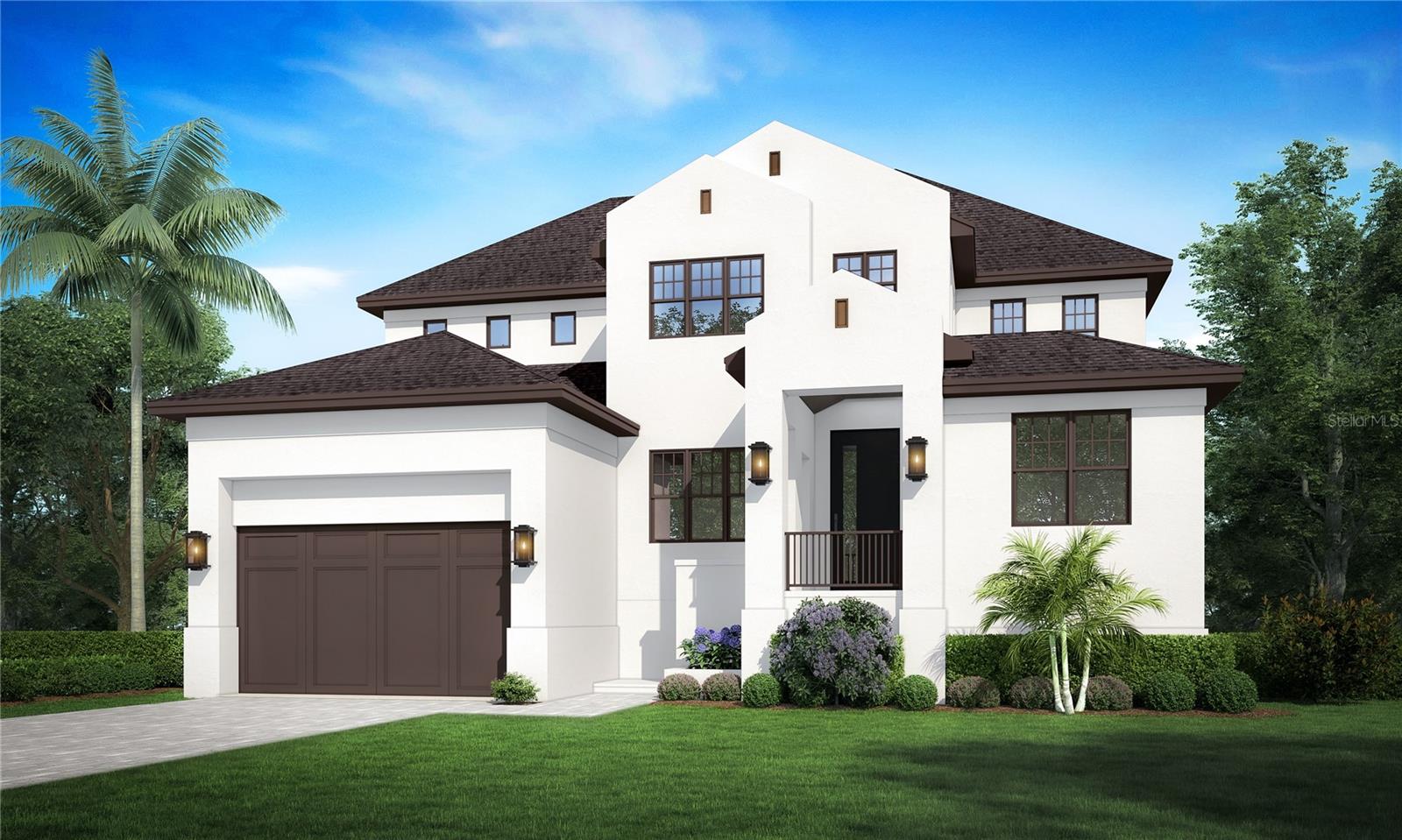 Under Construction. Welcome to the "Manchester", the newest design by Taralon Homes. Located in the popular Sunset Park neighborhood of South Tampa, this 4 bedroom, 4/2 bath floorplan features a modern Tudor elevation with a luxury flair, clean lines, tall window designs and a sand finish stucco exterior. This exceptional home boasts an open concept floor plan with spacious living and dining areas, saltwater pool and spa, travertine lanai, outdoor kitchen, elevator and 2 car garage. First floor features include a Study, Dining Room, Chef's kitchen with center island, Wolf and Subzero appliances, Living Room with gas fireplace, guest suite and mud room. Second floor includes an enviable primary retreat with luxurious bath, walk-in closet and private balcony, a Game Room and 2 additional bedrooms each with ensuite bath and walk-in closets. Tastefully appointed, this home features 7.5" Naturally Aged Medallion Collection wood flooring, 7" crown molding, insulated Low-E impact windows, Level 5 drywall finish on walls and ceilings, 2 tankless water heaters, solid core doors throughout, gas fireplace, 2 car garage and paver driveway. Located in a top-rated school district and just minutes to TIA, Downtown Tampa, restaurants, shopping, and Gulf beaches.