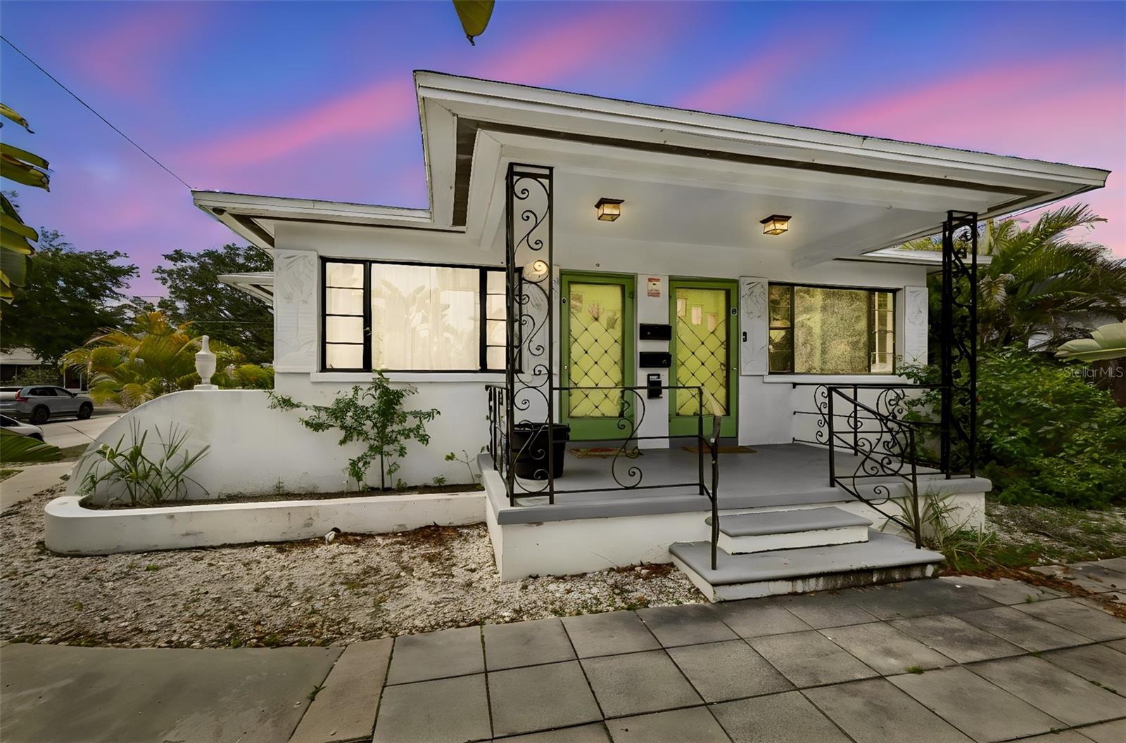 Location, Location, Location! Exceptional investment opportunity just minutes from vibrant downtown St. Petersburg! Tenants will love being close to restaurants, shopping, movie theaters, entertainment, Tampa Bay, and the beautiful Gulf Beaches.

This charming triplex has seen numerous updates since 2019, including remodeled kitchens, newer appliances, updated windows, fresh paint, washer and dryer hookups, and more. Units A and B are spacious 1-bedroom, 1-bath units located at the front of the property, featuring a welcoming covered front porch full of character and charm. Built in 1949, these units showcase timeless details such as coved ceilings and arched doorways. Unit A offers original hardwood floors, while Unit B features ceramic tile flooring. HVAC replaced in 2017.

Unit C, located at the rear of the property with convenient alley access, was newly converted in 2019 into a stylish studio apartment featuring a combined living and sleeping area, eat-in kitchen, and full bathroom.

Situated on a desirable corner lot, the property offers on-site parking plus shared tenant storage space in the remaining garage area.

Current and projected rental information:

* Unit A currently rented at $1,395/month with projected market rent of approximately $2,000/month. Lease expires July 31st.
* Unit B currently rented at $1,600/month on a month-to-month lease with projected market rent of approximately $2,000/month.
* Unit C is currently vacant with projected market rent of approximately $1,700/month.

Whether you're looking to expand your investment portfolio or live in one unit while generating rental income from the others, this property offers incredible income potential in one of the most desirable areas of St. Petersburg.

These units are in excellent condition, full of charm, and perfectly located. Schedule your private showing today before this opportunity is gone!