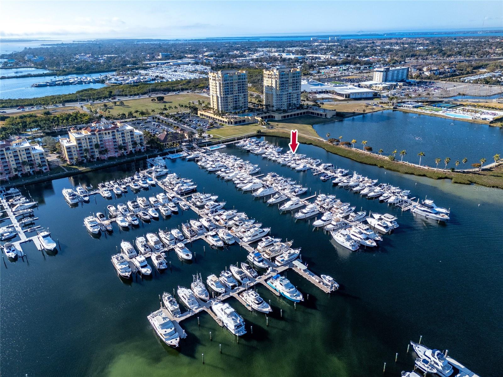 Own a rare North Dock slip at the highly sought-after Riviera Dunes Marina in Palmetto, ideally positioned on the mile-wide Manatee River with protected deep-water access to Tampa Bay and the Gulf of Mexico. Slip N-13 measures 40’ x 16’ and accommodates up to a 40’ vessel, making it an exceptional opportunity for both cruising yachts and sportfishing boats seeking a secure, full-service marina environment on Florida’s Gulf Coast. Located just past Red Marker #24A on the north side of the river, this slip offers a short, scenic run to Anna Maria Island, Longboat Key, the Intracoastal Waterway, and open Gulf waters—an ideal setup for boaters searching for Manatee River docks with premier coastal access.
Riviera Dunes Marina is widely recognized as one of the region’s most protected harbors, featuring a deep-water basin, floating docks, 50-amp shore power, water, WiFi, and convenient pump-out services. Owners enjoy a full suite of resort-style marina amenities including two heated floating pools, gated parking, HD security cameras throughout the facility, laundry facilities, private bathrooms and showers, a pet walking area, social docks with grilling stations, and the popular Dockside Social Bar & Grill just steps away. An on-site fuel dock enhances convenience for both seasonal and year-round boaters.
Liveaboards are permitted, adding significant value for owners seeking flexibility, seasonal residency, or a waterfront lifestyle alternative. Additionally, the slip may be rented and managed by either the owner or the marina, offering versatility for those who travel or prefer part-time use. There is no requirement to own a condo within Riviera Dunes to purchase this slip, making it an accessible opportunity in one of the most desirable marina communities on the Manatee River.
With limited North Dock availability and strong demand for deep-water dockominiums in Palmetto, this is a rare chance to secure a protected 40-foot slip with full marina amenities and immediate access to the best boating destinations along Florida’s West Coast.