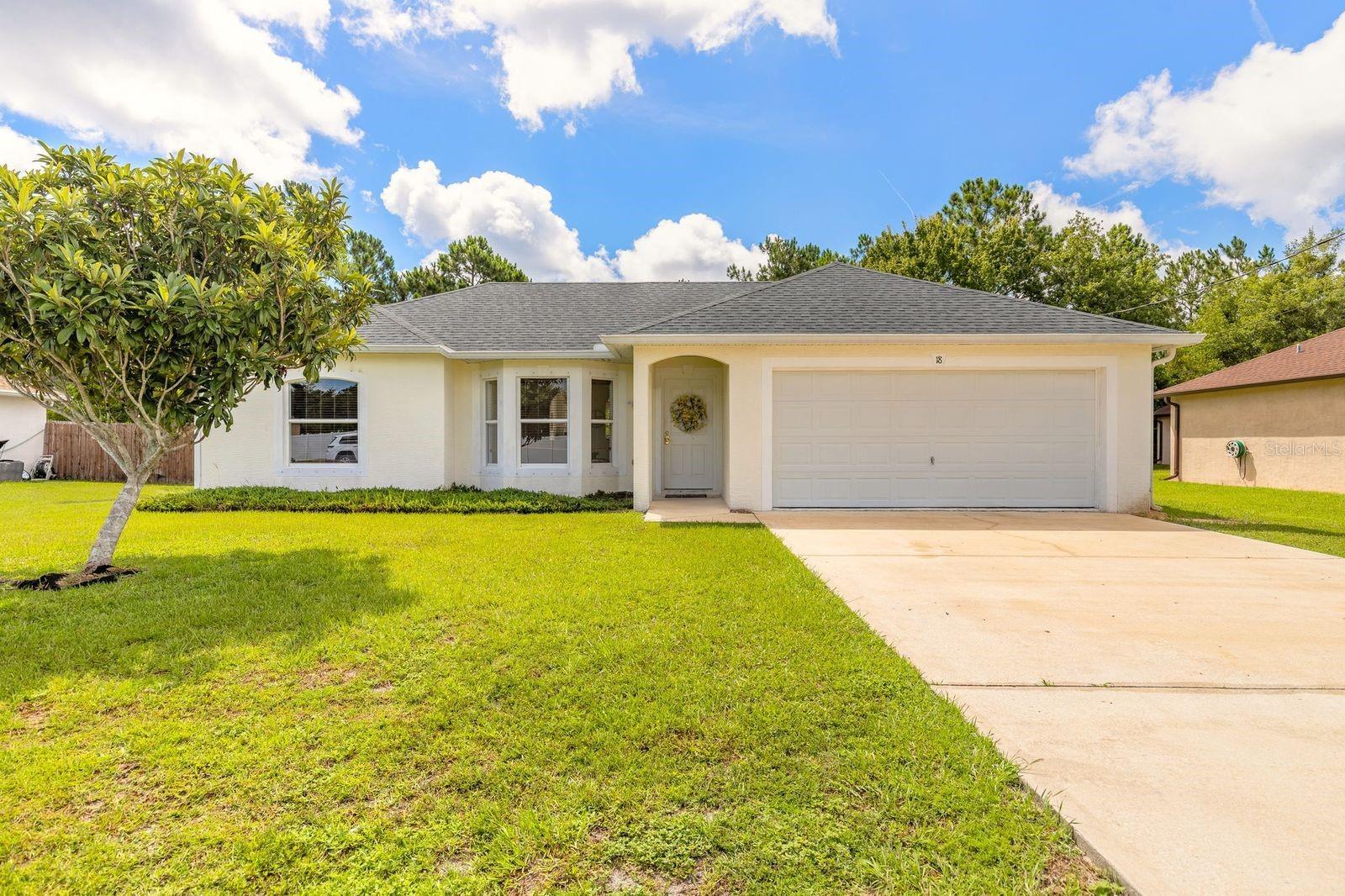 Don't Miss this Beautiful 4 Bedroom 2 Bath Home is Sought-after Matanzas Woods! Block Construction with Stucco Finish. Nice Floor Plan. Plenty of Entertaining Space. Vaulted Ceiling. Split Plan that Allows an Ideal Amount of Privacy! Owners Suite has a Walk in Closet with an updated Bathroom! Kitchen is open to the Dining Area and Family Room. Kitchen has wood Cabinets and Granite Tops, and Stainless Appliances. Laundry is located inside the Home. Backyard is partially fenced with Vinyl Fencing. Peace of mind with Hurricane Shutters for Windows. Centrally Located to Schools, Churches, Bike Trails, Parks, and Golf Courses and the Beach! Live the Coastal Life in Palm Coast!