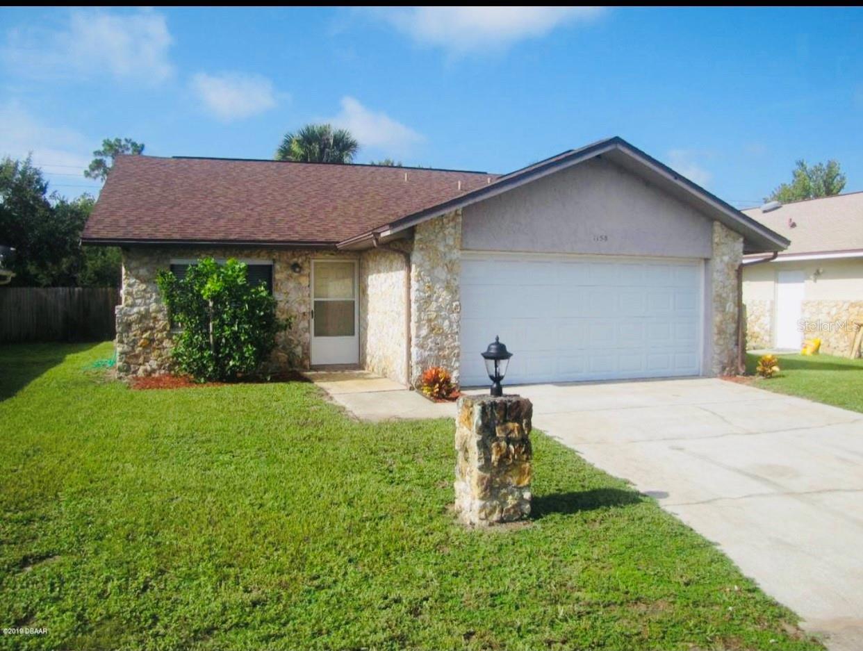 A Must See, PLUS $3500 Closing Cost Credit towards Buyers closing cost!! Turn-key 2 Bedroom 2 Bath 2 Car Garage Port Orange Home on a quiet cut-de-sac in a sought after community of Southwinds. Open concept floor plan with vaulted ceilings with laminate and tile flooring.  Updated kitchen with newer appliances.  The living room is wired for surround sound and the home has wireless and solar security camera system.  A HD antenna installed gets over 60 channels.  Both bathrooms have been updated including a jetted bathtub in the guest bathroom.  The master has a large walk in closet with sliders directly out to the Florida room.  The Florida room is under air plus it has a window unit to give it a extra boost of cold AC.  Florida room is huge bright room overlooking private fenced in back yard.  Roof was replaced in 2016, the AC unit was replaced 2021.  The community has a pool/club house with a low HOA of $40 a month.  This home is close to shopping, restaurants and sport fields. All information is believed to be accurate and room measurements, but not warranted. ;Water: City