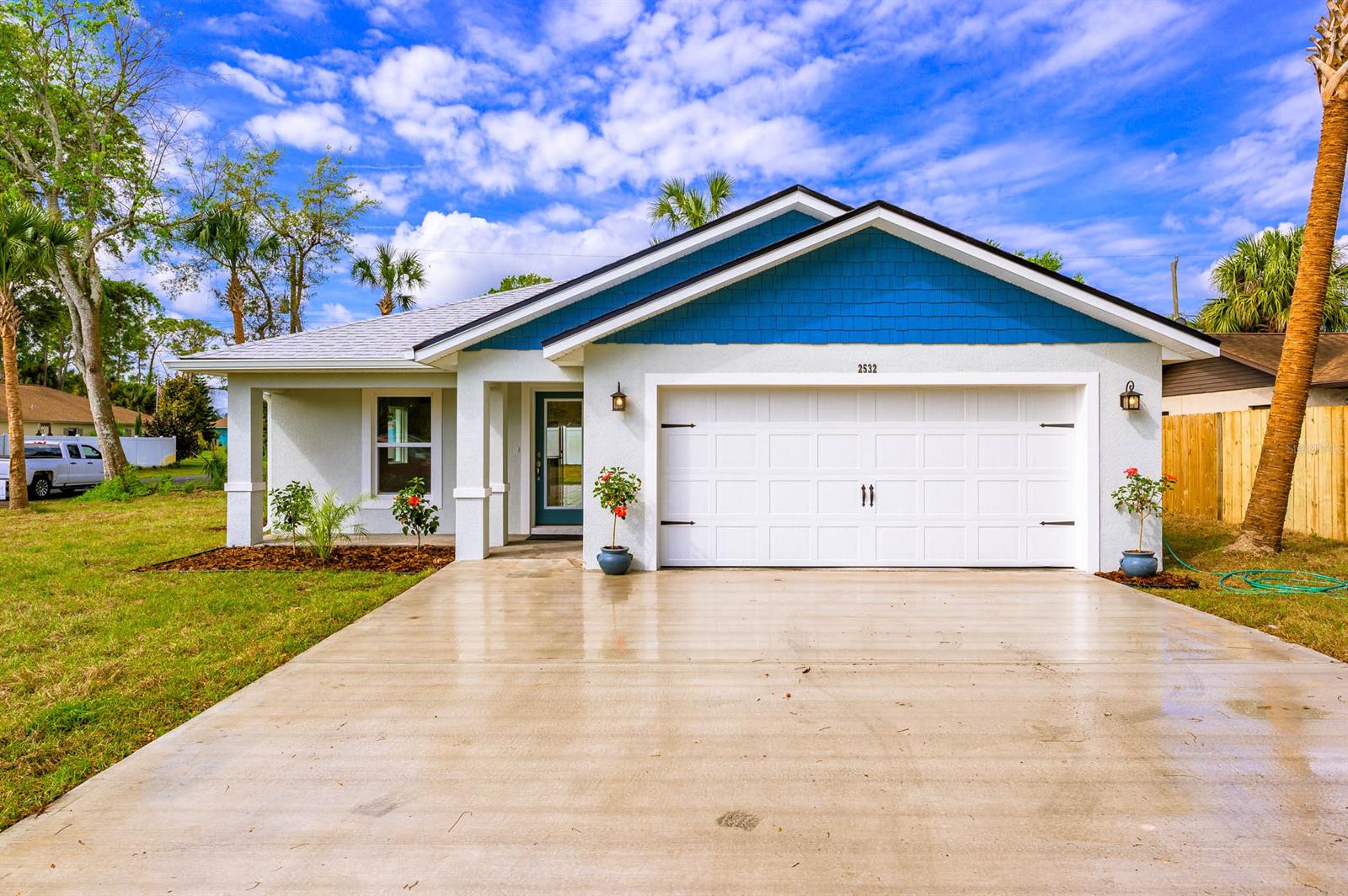 Welcome to Florida Shores! This brand new beautiful 'Sabal' model home is built by the Parade of Homes winner Maier Meadows LLC. Featuring an open floor concept, this modern home has it all! Some of the standard features include: Quartz counters throughout, wood plank tile through main living areas and bathrooms, hurricane shutters, carriage style garage door and more. Purchase with peace of mind as a Builder 2-10 Home Warranty is included. Best of all NO HOA! ;Water: City