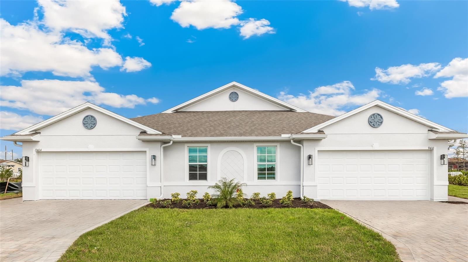 This beautiful Twin Villa boasts a welcoming open floorplan as you walk in. You will love all the kitchen cabinets and quartz countertops. There are 3 bedrooms and 2 full baths, all appliances are included and Impact windows. You have a nice space off the living area with your screened in lanai to enjoy your time here in Florida. This Carrington floorplan is all one level. Central Parc is a gated community with pool, hot tub, tennis, pickle ball, sidewalks throughout and much more! Come visit to see if this is everything you are looking for!