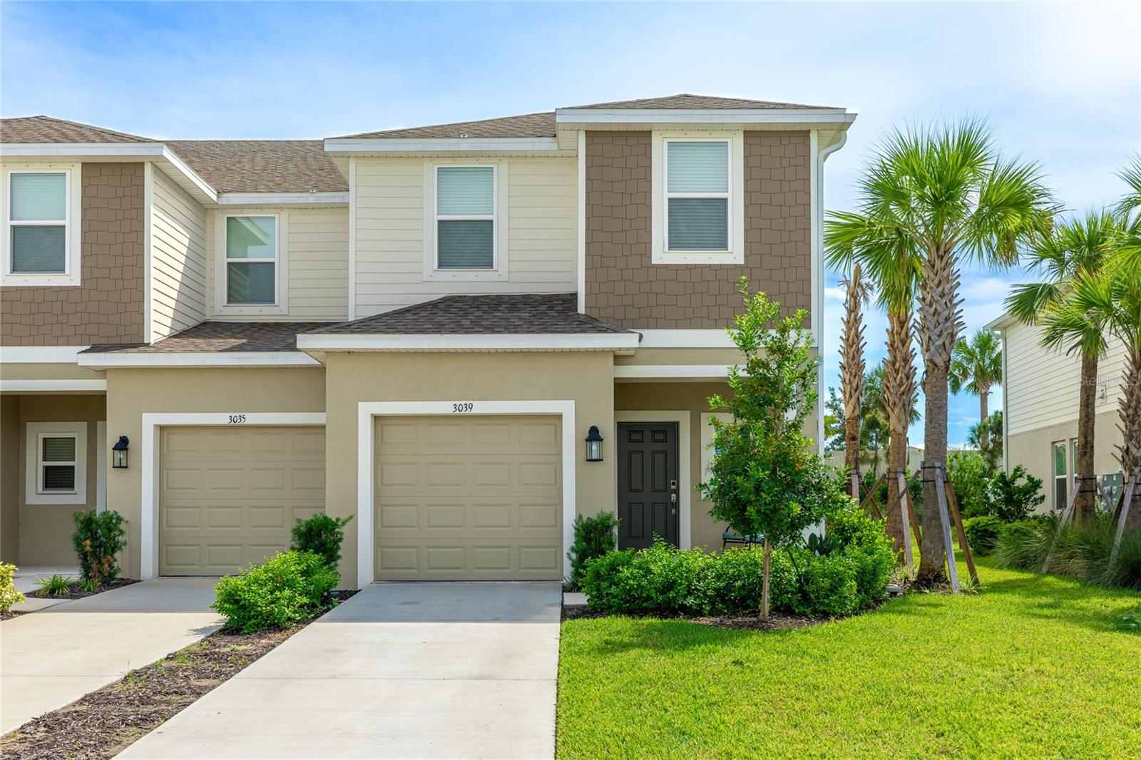 One or more photo(s) has been virtually staged. Welcome to the highly desirable area of Lakewood Ranch.  This townhome is located in Townhomes by Azario, a Taylor Morrison community. Not only is this townhome located in Lakewood Ranch, but as an added bonus, the seller is offering the home fully furnished, making this a truly move-in-ready opportunity.
This beautifully maintained end-unit residence offers the perfect combination of modern design, convenience, and value in one of the area’s fastest-growing locations.  Built just one year ago, this home provides peace of mind with a transferable structural warranty and features the largest floor plan in the community, offering 1,555 square feet of thoughtfully designed living space. As an end unit, the home is filled with natural light thanks to additional windows, creating a bright and inviting atmosphere throughout.
The open-concept first floor is ideal for both everyday living and entertaining, featuring a spacious kitchen with a large island, a dedicated dining area, and a generous great room that flows seamlessly out to a private lanai—perfect for relaxing or hosting guests.
Upstairs, you’ll find three well-appointed bedrooms, two bathrooms and a laundry area, offering comfort and flexibility for families, guests, or a home office setup.
Location is everything, and this home truly delivers. Enjoy the convenience of being within one to one and a half miles of a new Publix shopping center opening in Fall 2026, as well as Manatee Lakes K-8 School, which opened in 2025.
 With low monthly HOA fees and a competitive price point for Lakewood Ranch, this property presents an exceptional opportunity for both homeowners and investors.
As an added bonus, the seller is highly motivated and is offering the home fully furnished, making this a truly move-in-ready opportunity.
