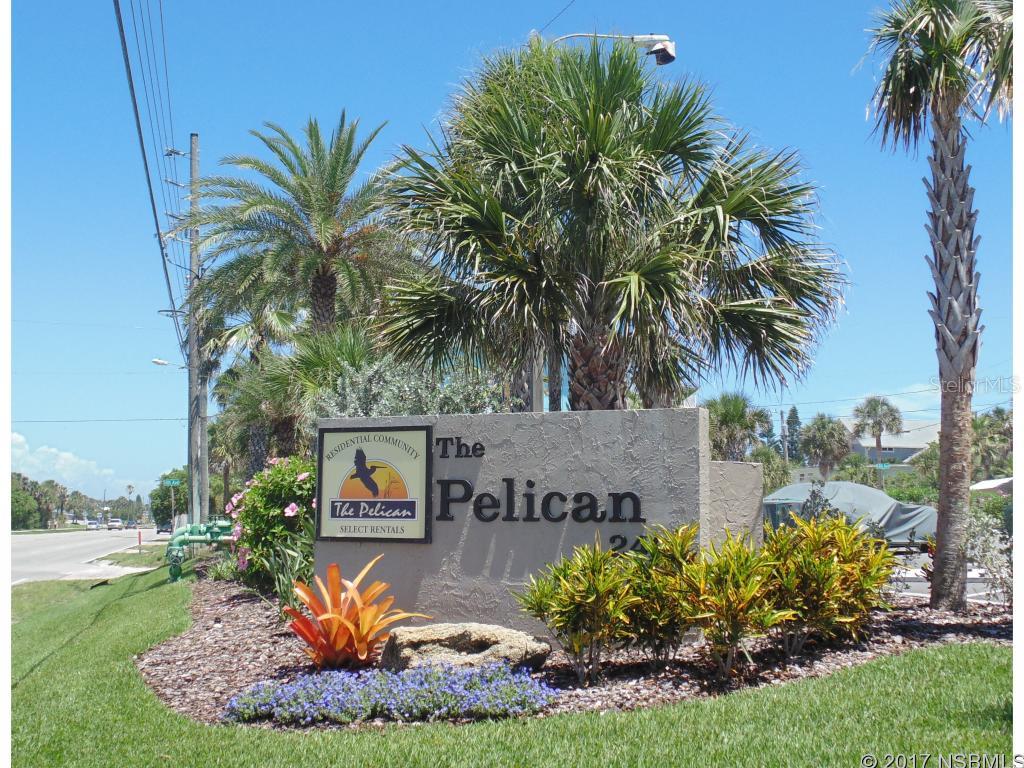 Wow!  This is the cleanest and perfectly maintained condo on the market!  Top floor ocean front condo has everything you can ask for.  This floor plan is a 2 bedroom, 2 bathroom with an additional tv/office room.  And they have even added a built in desk area and storage space. Kitchen has been opened up so it flows into the dining and living area.  And check out that VIEW!  Enjoy gorgeous sunrises on your beachfront balcony with an added bonus of a pool view! Sizeable master bedroom and bathroom has shower doors and walk in closet with added shelving for even more storage. Tile throughout is perfect for a beach condo.  Each bedroom is beach-themed and everything is included! Yes 4 flat screen TV's are INCLUDED! HVAC installed Feb 2014.  Storm shutters on every window!   Pelican is a well-managed condo with fabulous amenities such as new clubhouse and office, oceanfront (HEATED) pool area, seawall, pet walking area, car washing area and extra storage rooms. Visit www.thepelican.com for more pictures and rental information. ;LocationDescription: Condo ;Water: City