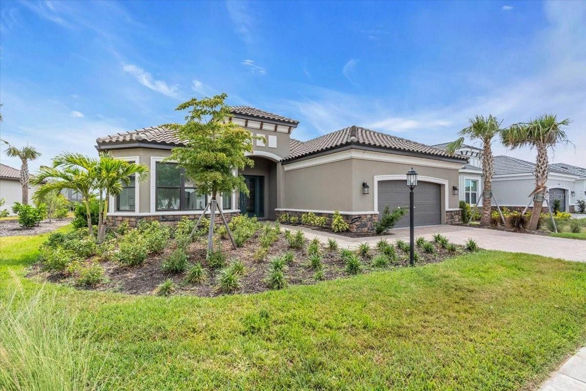 Live in this beautifully crafted Palacio model home by Taylor Morrison located in the highly desirable, resort-style community
of Esplanade at Skye Ranch. Completed in 2024 , this stunning residence offers a rare opportunity to enjoy pristine, modern
living in a serene Sarasota setting. This spacious home features an elegant layout with high-end finishes, designed for both comfort and style.
Enjoy open-concept living with ample natural light, a chef’s kitchen, luxurious master suite, and generous guest accommodations. Step outside
to your private lanai and look over the scenic pond and greenery. Perfect for relaxing or entertaining. Residents of Esplanade at Skye Ranch
enjoy world-class amenities including a resort-style swimming pool, tennis courts, pickleball courts, fitness center, and beautifully maintained
grounds. The community is also just minutes from the Legacy Trail, ideal for walking, biking, and outdoor enjoyment. This is a rare chance to live
Skye Ranch school is only a few minutes away. Minimum 9 month lease or Annual lease only. Schedule your showing
today