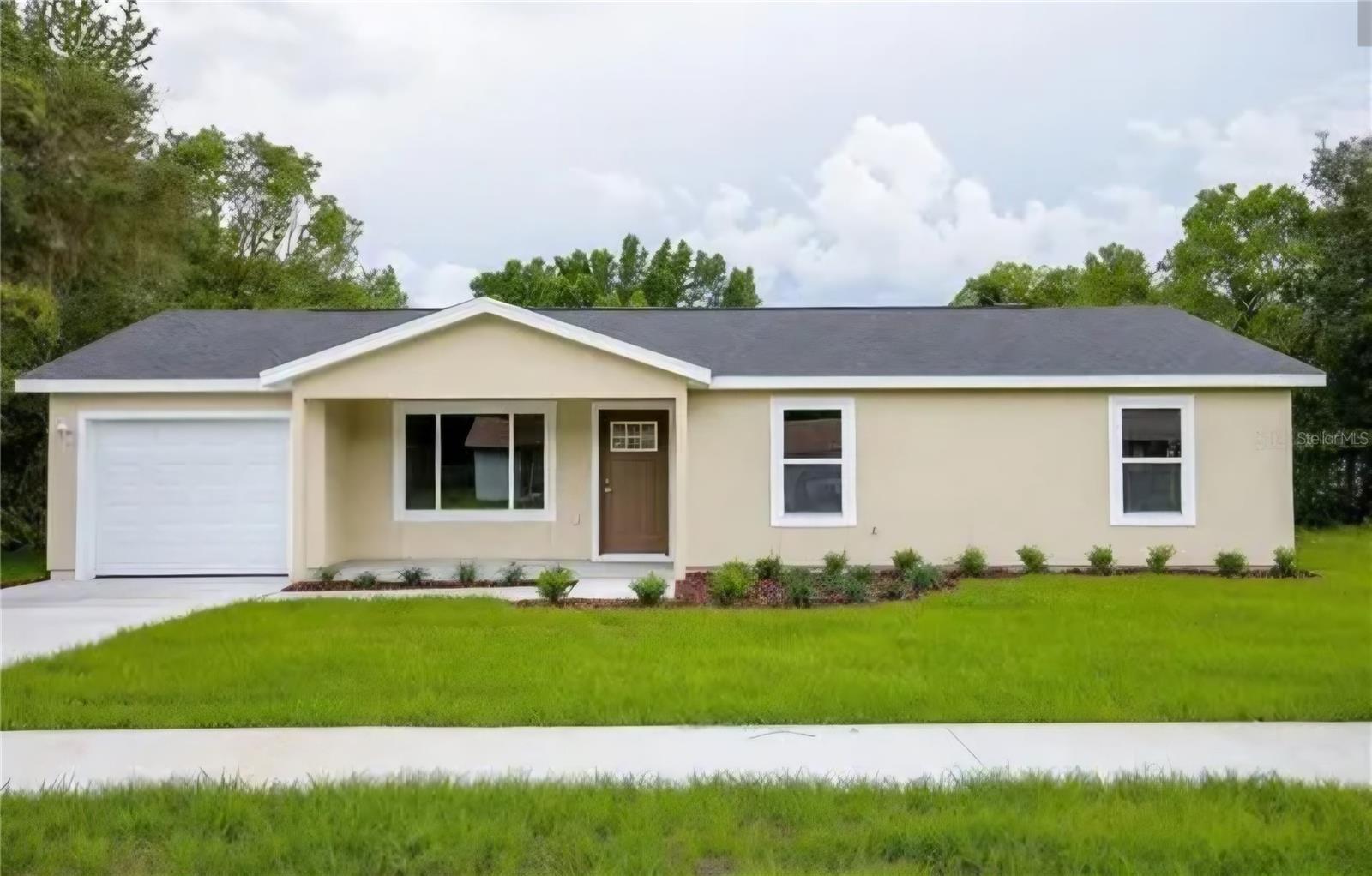 Welcome to this beautifully maintained 2021 home nestled in the growing community of Marion Oaks. Offering 3 bedrooms, 2 bathrooms, and 1,231 square feet of thoughtfully designed living space, this home combines modern comfort with everyday functionality. The open-concept layout creates a bright and inviting atmosphere, featuring a spacious living area that flows seamlessly into the kitchen and dining space perfect for entertaining or enjoying quiet evenings at home. The private primary suite provides a relaxing retreat with an en-suite bath, while two additional bedrooms has flexibility for family, guests, or a home office. Located on an oversized 0.33-acre lot, the property provides ample outdoor space for gardening, recreation, or future enhancements. Conveniently located near shopping, dining, schools, medical facilities, and major roadways, with easy access to Ocala, Dunnellon, and The Villages, this move-in-ready home offers the ideal blend of comfort, convenience, and value. Whether you're a first-time homebuyer, looking to downsize, or seeking a smart investment opportunity, this exceptional property is one you won't want to miss.