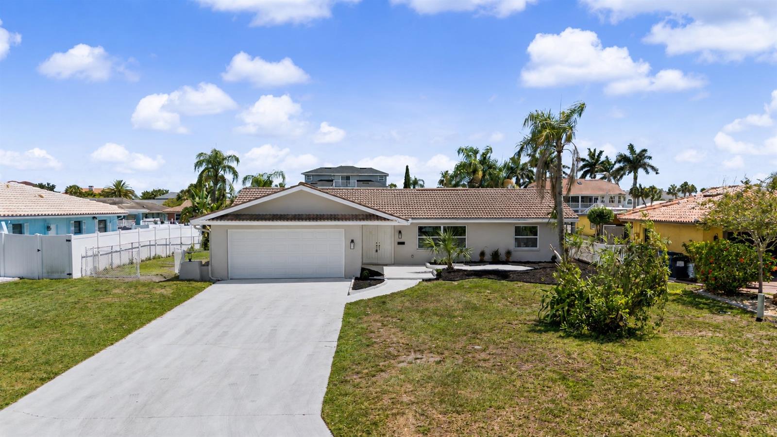 Welcome to your slice of Florida paradise! Boasting 80 feet of deep-water canal frontage with quick access to the South Channel, this completely remodeled waterfront home offers the perfect blend of luxury, comfort, and coastal living.

Inside, you’ll find a rare 4-bedroom, 2-bathroom floor plan featuring an open-concept design and a desirable split-bedroom layout. The stunning luxury kitchen is the heart of the home, complete with double kitchen islands, high-end finishes, and seamless flow into the living and dining spaces. Two of the bedrooms enjoy beautiful water views, creating the perfect retreat for family and guests.

Step outside to your private backyard oasis featuring a sparkling pool and a grandfathered-in screened lanai—a highly sought-after feature that’s no longer permitted in many waterfront communities.

Located in a golf cart-friendly community, this home is just a short ride to the local Publix plaza and only minutes from the optional private beach club. Enjoy access to the community’s amenities with an optional Beach Club membership ($250/year) and optional Civic Association membership ($150/year), which provides keys to the community’s two private boat ramps.

Spend your days boating to Anclote Key, relaxing at the area’s famous sandbar, or exploring the waterfront. Conveniently located less than 10 minutes from New Port Richey, with easy access to shopping, dining, and entertainment. Plus, you’re only about 45 minutes from both Tampa International Airport and St. Pete–Clearwater International Airport.

Whether you’re looking for a primary residence, vacation getaway, or investment opportunity, this exceptional waterfront property checks all the boxes. Don’t miss your chance to own this coastal gem!