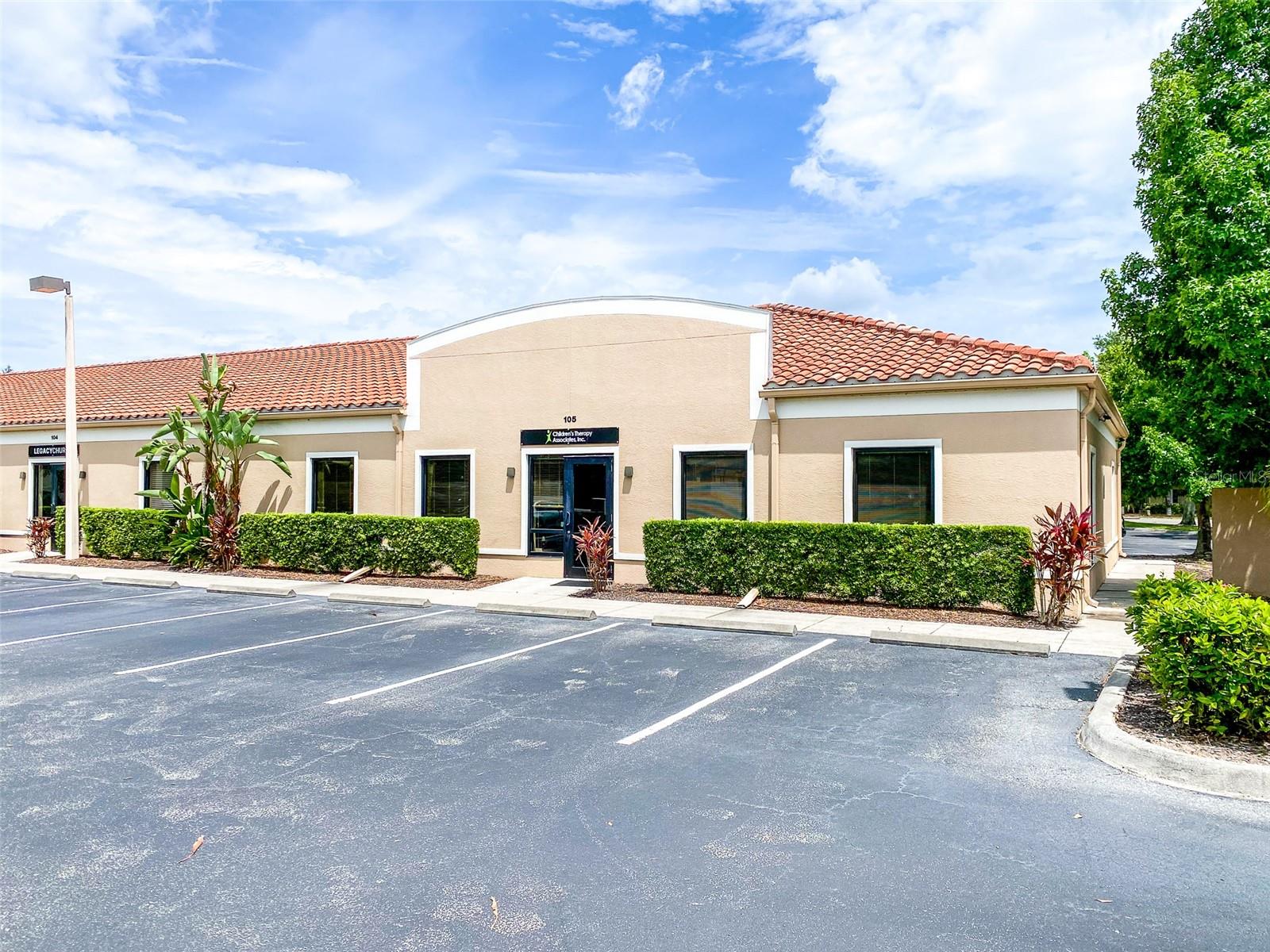 This 2,340 SF office condo is available for sale in the beautifully maintained Peridia Office Park. Peridia Office Park offers a professional atmosphere within a quiet setting featuring both medical and professional offices. Join THB Med Spa, Associated Family Physicians, TrustMed Billing Solution, Romero Law Firm, Fidelity Mortgage Loans, State Farm Insurance Agent, CenterWell Home Health, Lakewood Dental Excellence, APC Pediatrics, Costal Luxury Partners Real Estate, Hendricks Wealth & Real Estate Management, and more. 

This corner condo unit features a welcoming front entrance that opens into a spacious, open-concept floorplan, currently configured as a physical therapy practice. Upon entry, visitors are greeted by a reception area and a large private office conveniently located to the right.

The layout includes three additional private offices along the right side of the suite, as well as a smaller office or potential storage/closet space near the front left corner. Two ADA-accessible restrooms are located in the rear left portion of the unit and are equipped with a washer and dryer, providing added convenience for medical, therapy, or service-oriented uses.

This highly versatile space is well-suited for a variety of professional applications, including medical or therapy practices, collaborative office environments, call centers, and traditional office layouts. The expansive open area offers flexibility for future customization, including the addition of a dedicated reception area, private offices, treatment rooms, or workstations to meet specific business needs. The rear right corner is currently open and could easily be enclosed to create a conference room, training space, or additional private office.