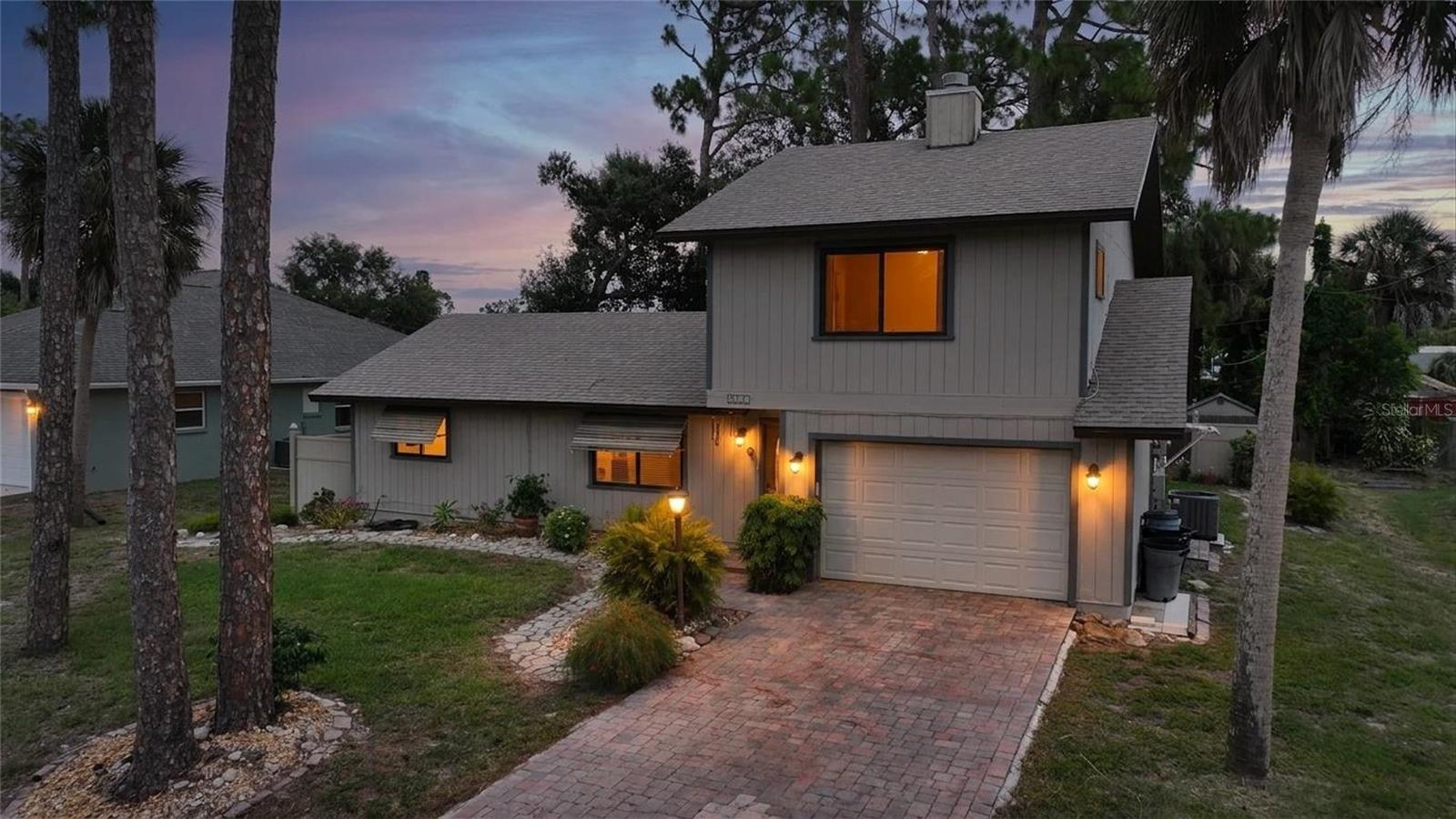 You will look no further after you see this gorgeous 2bed/possible 3 bedroom home. NEW ROOF & AC in 2024 which includes cleaning and sealing the duct work. New soffits & Fascia. Hot water heater and water filtration system are updated as well. There are also hurricane windows in this home for greater protection and peace of mind. The owner has paid attention to every detail in this home from the beautiful eco-friendly bamboo ceiling to the hand crafted grapevine hand rail. The kitchen features gorgeous quartz countertops, wood cabinets and all of the appliances which will make cooking a dream in this kitchen. Connected to the kitchen is a large dining area with doors opening to a beautiful tropical oasis with screened porch and hot tub for relaxing in with a glass of wine. The downstairs bathroom has been renovated and ready for its new owner. As you head up to the primary suite you will see the lovely grapevine banister and a little platform to decorate with all of your lovely collectables etc. The primary bedroom is huge with high ceilings, wood burning fireplace, En Suite bathroom and walk in closet. The shower has been all redone and is absolutely stunning. Make your appointment today to see this meticulous home and be sure to check out the 3D tour that is attached to this listing.
Be sure to see the 3D tour that is attached to this listing.