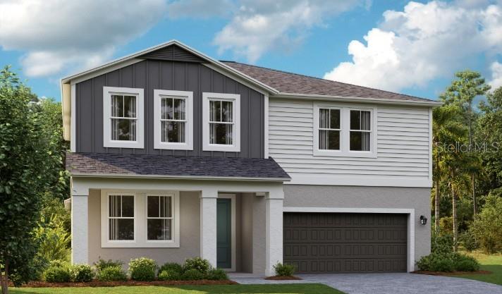 Under Construction. Coquina 
BELOW MARKET INTEREST RATES with use of Seller's Preferred Lender.
Welcome to the Coquina, a two-story masterpiece with a modern design. This spacious floorplan offers 5 to 6 bedrooms, 4 bathrooms, and a 3-car tandem garage, perfect for growing families or those who love to entertain. At the front of the home, a private bedroom and bathroom serve as the perfect guest suite. A laundry room is conveniently located in the extended foyer which opens up to the heart of the home. The kitchen, featuring 42" upper cabinets, stunning quartz countertops, stainless-steel appliances, and a large kitchen island overlooks the open living and dining areas. Sliding glass doors lead to the large lanai, providing a seamless transition to outdoor living. The owner's suite is tucked away at the back of the home, offering a serene oasis with double vanity, a freestanding tub, a walk-in shower with floor to ceiling tile, and an oversized walk-in closet. Upstairs, you'll find 3 spacious bedrooms, 2 full bathrooms, a flexible recreation space, and an office or optional 6th bedroom. With modern conveniences throughout, like the smart thermostat with voice control, the Coquina is a home designed for bold living. 
Beyond the home, Pasadena Woods enhances everyday living with amenities designed for both relaxation and recreation. Residents can enjoy pickleball courts, a resort-style pool, a dog park, a tot lot, walking trails, and curated lifestyle programming—all thoughtfully planned to foster connection and community. Ideally situated near local parks, The Grove, KRATE, and major commuter routes, Pasadena Woods puts shopping, dining, entertainment, and everyday conveniences within easy reach. 
Images shown are for illustrative purposes only and may differ from actual home. Completion date subject to change.
Contact or make an appointment for more details on interest rates.