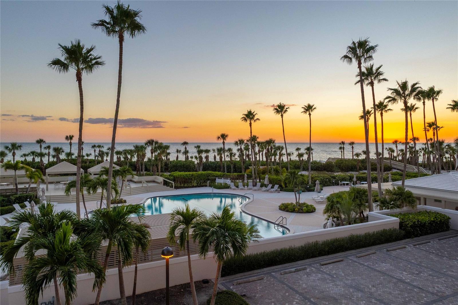 Prepare to be wowed by the direct turquoise Gulf views from the oversized wraparound terrace, main living areas and primary bedroom. The chef’s kitchen is open to the main living area and offers state-of-the-art JennAir stainless steel appliances complete with built-in convection and steam ovens, oversized center island, wine refrigeration with storage and breakfast area. The massive primary suite showcases floor to ceiling windows with the same big Gulf views, access to the terrace, garden tub with separate shower and two walk-in closets. The main guest bedroom is ensuite with its own private terrace access and another walk-in closet. The 3rd bedroom is being used as a den with French doors opening to the living room, its own ensuite full bath with shower and dazzling Gulf views. Other bonus rooms include a laundry room located conveniently off the kitchen with sink, and an office nook with built-ins adjacent to the foyer. This residence comes with TWO under building parking spaces and a separate storage locker. Located behind the prestigious gates of The Longboat Key Club on the desirable South end of Longboat Key, owners will enjoy being minutes from the fine dining and shopping on St. Armands Circle in addition to the close proximity to Southwest Florida’s cultural hub of downtown Sarasota. At the Sanctuary, you will be part of 18 incredible beachfront acres with trails, an Olympic sized heated pool and spa, lighted tennis courts, a fitness center, onsite management, 24-hour manned security gate and a club house with planned activities. Become a member of the Longboat Key Club and partake in the superior golf courses, 6 private restaurants, spa and wellness center and other AAA four-diamond beach resort offerings. Roof replaced in 2023, Elevators modernized in 2022, and pool decking replaced in 2024. Building passed the Milestone Structural Integrity Inspection.