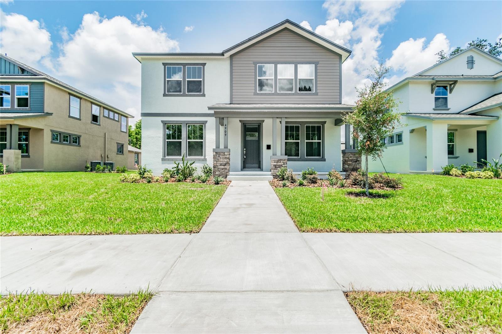 NEW CONSTRUCTION! Brand new in the heart of College Park, you'll be minutes away from all that downtown Orlando and Winter Park have to offer, including the Dr. Phillips Performing Art Center, Amway Arena, Camping World Stadium, Orlando City Soccer stadium, Advent Health Hospital, Lake Highland Preparatory School and walking distance to Princeton Elementary School. Don't let this opportunity pass you by!  "The Oak" floorplan is an open concept 4-bedroom, 3-bathroom home with 2 car detached garage, and a large versatile game room upstairs.  This home boasts a gourmet style kitchen, quartz countertops, designer backsplash, luxury vinyl throughout, and a homesite large enough to accommodate a full-sized pool. Why buy used when you can enjoy the benefits of a luxury new home including our 1-2-10 warranty!  NO HOA or CDD.  Contact our New Home Specialist for more information on this specific home. Come live in one of the most sought-after neighborhoods in Central Florida!

DISCLAIMER *** Some property photos are from our Model Home. The floor layout is the same however, the interior finishes such as trim, flooring, cabinets, etc may differ.